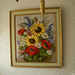 Bild Gestickt 73x63  Sonnenblume - Bild 1