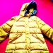 warme Winterjacke / Daunenjacke - Gr. 164 cm, gelb - Bild 2