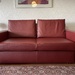 Zweisitzer-Schlafsofa, weinrot - Bild 3