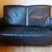 Holzbett, Ledersofa, uralt-Ikea-Regale wg. Umzug.. - Bild 4