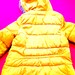 warme Winterjacke / Daunenjacke - Gr. 164 cm, gelb - Bild 1