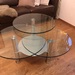 Designer Couchtisch Glas/Metall - Bild 1