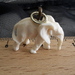 Amulett Talisman - weißer Elefant als Anhänger - Bild 1