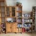 Bücherregal aus Holz  - Bild 1