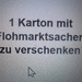 1 Karton mit Flohmaktsachen - Bild 1