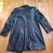 Schwarze Lederjacke lang - Bild 3