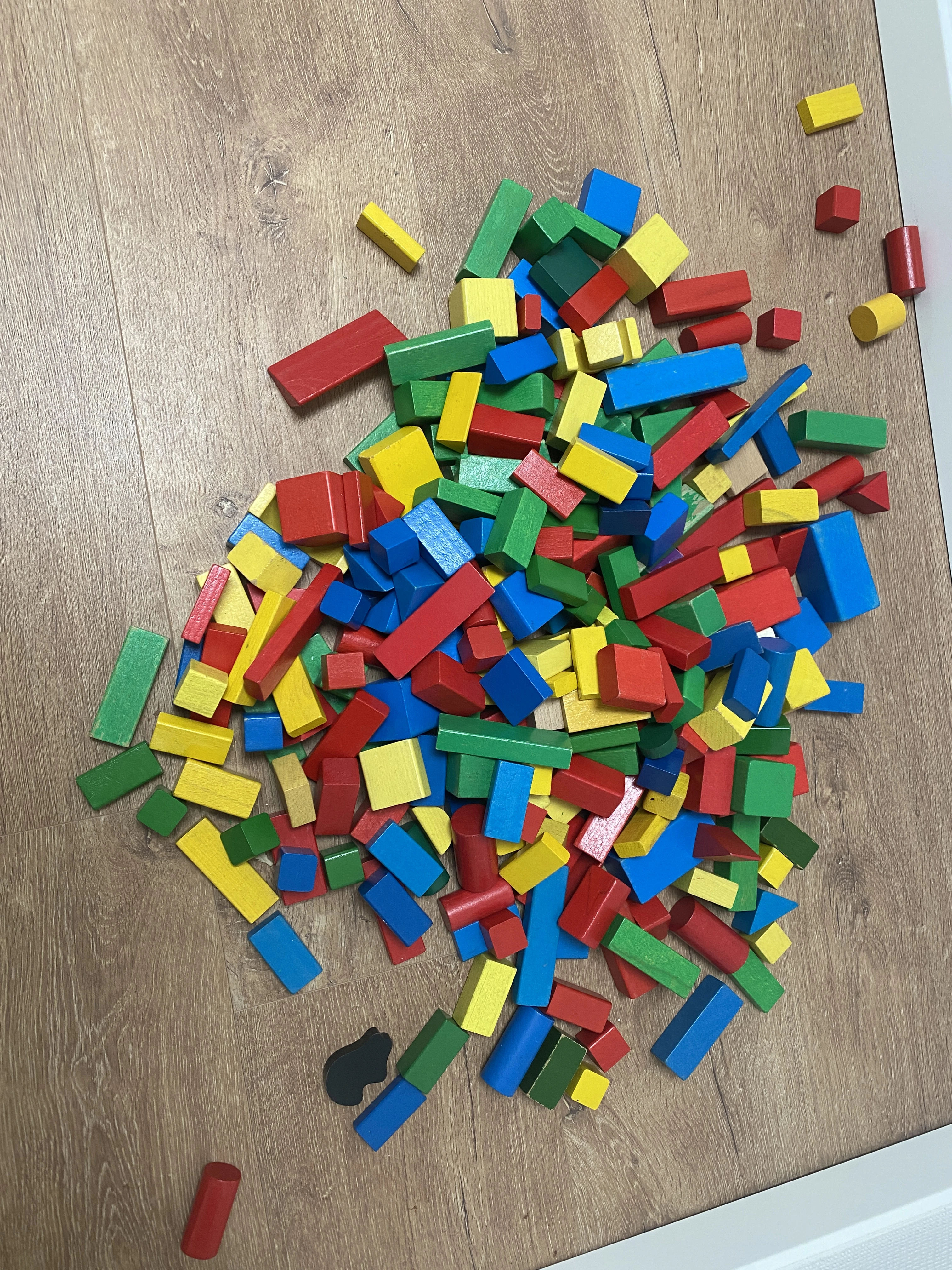 Viele verschiedene Formen und Farben