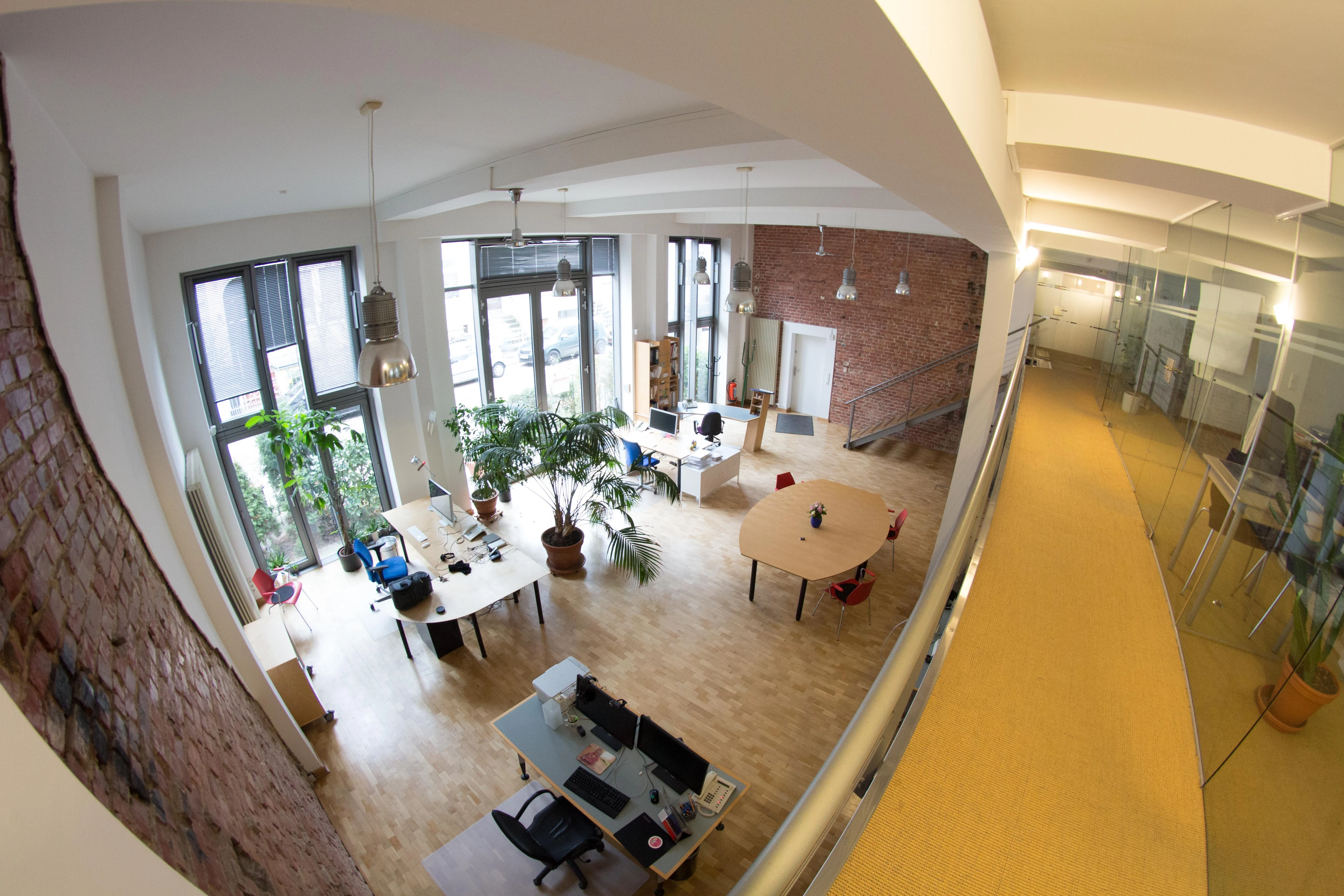 Blick von der Galerie-Etage