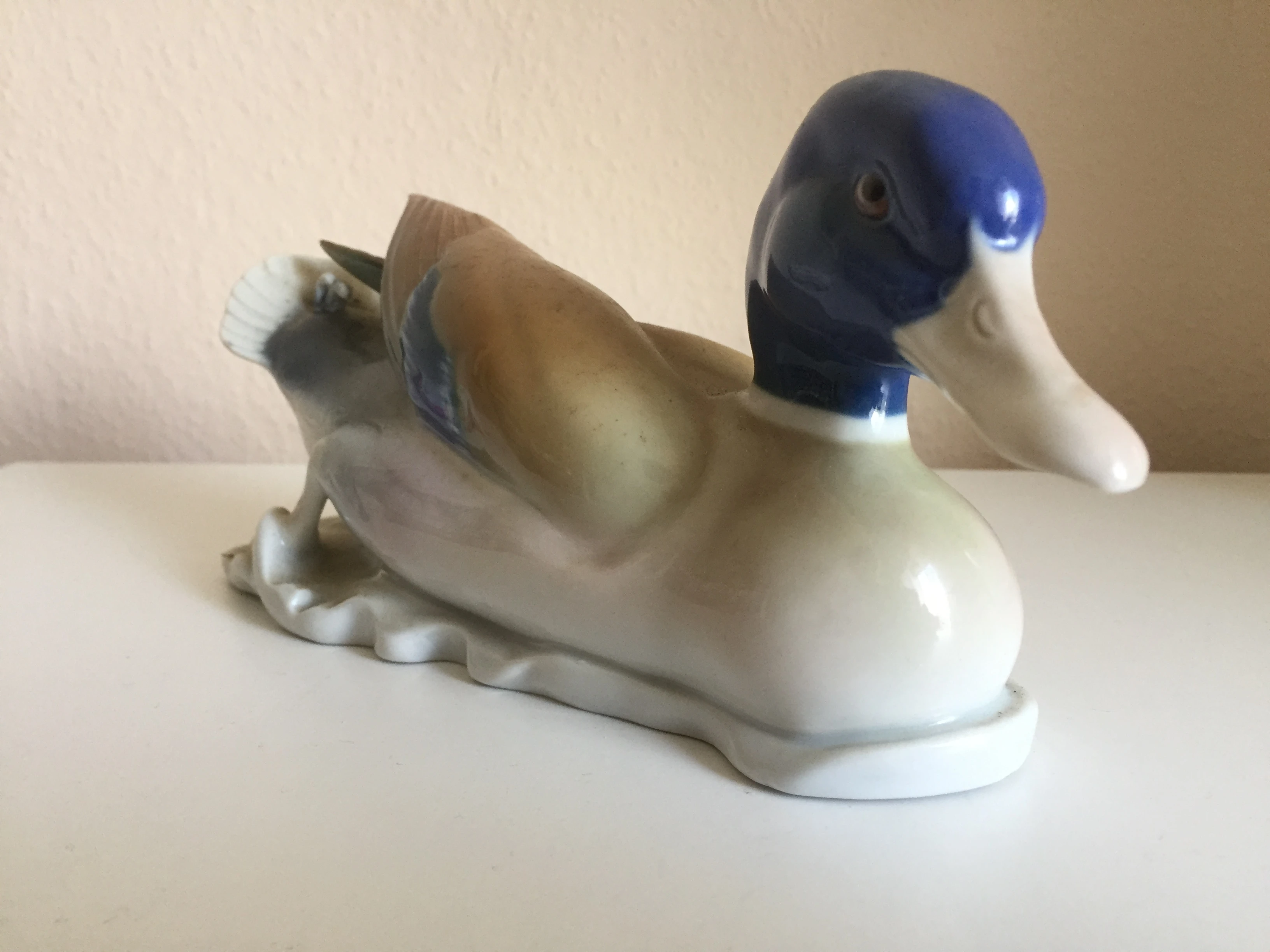  Metzler u. Ortloff Große Porzellan Ente 