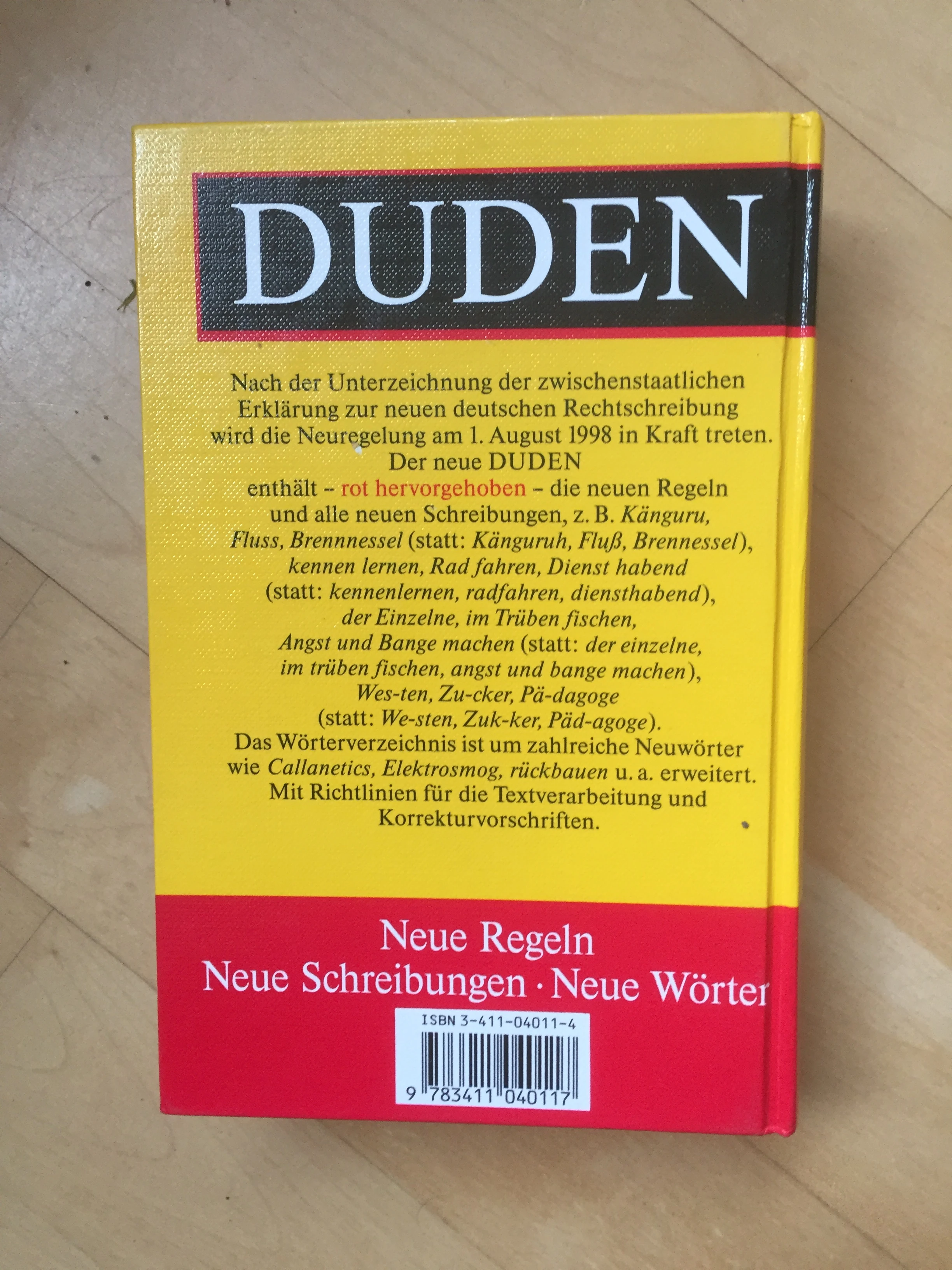 Duden - Die deutsche Rechtschreibung 