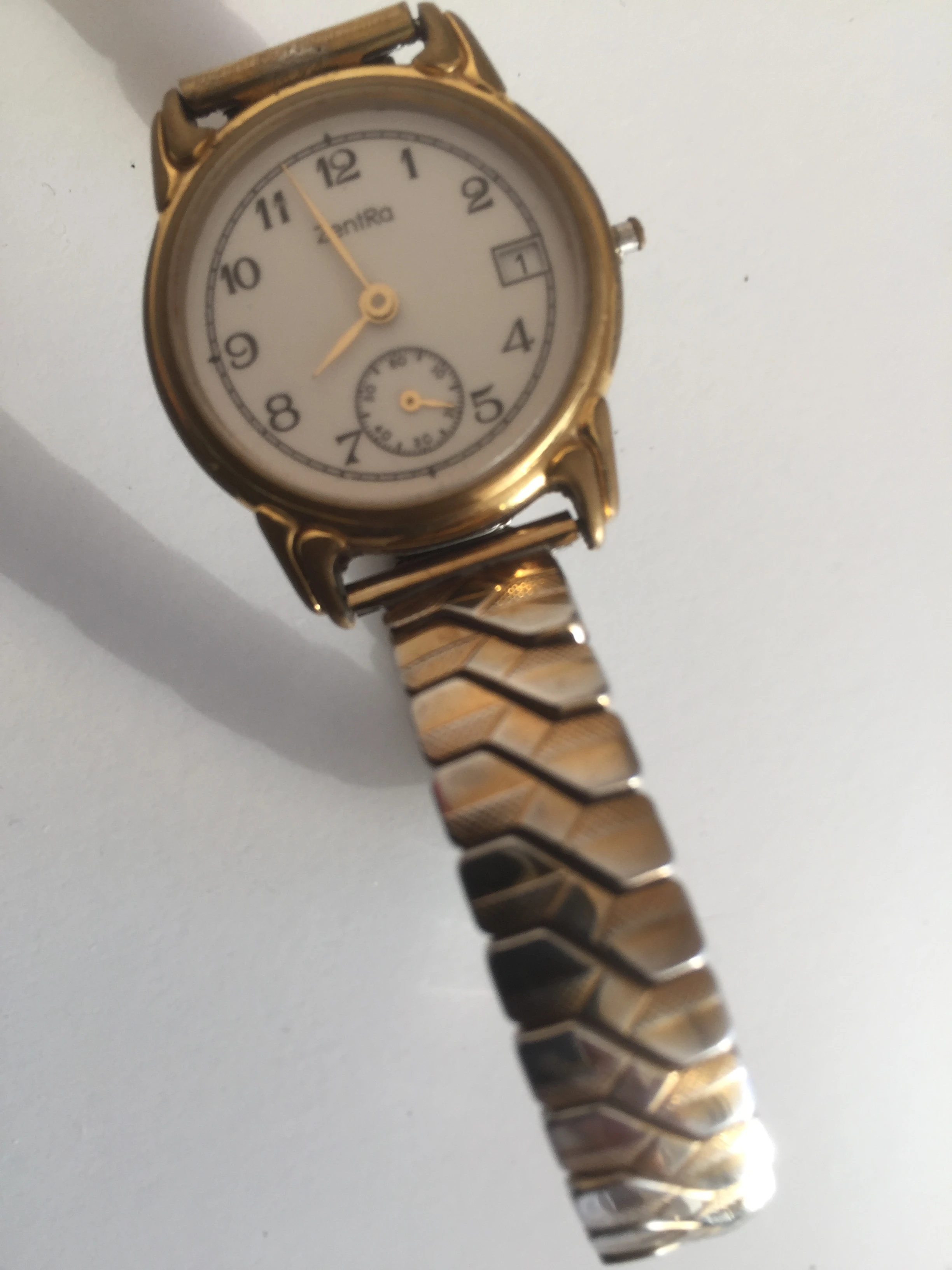 Hochwertige ZentRa Damenarmbanduhr 60er Jahre 