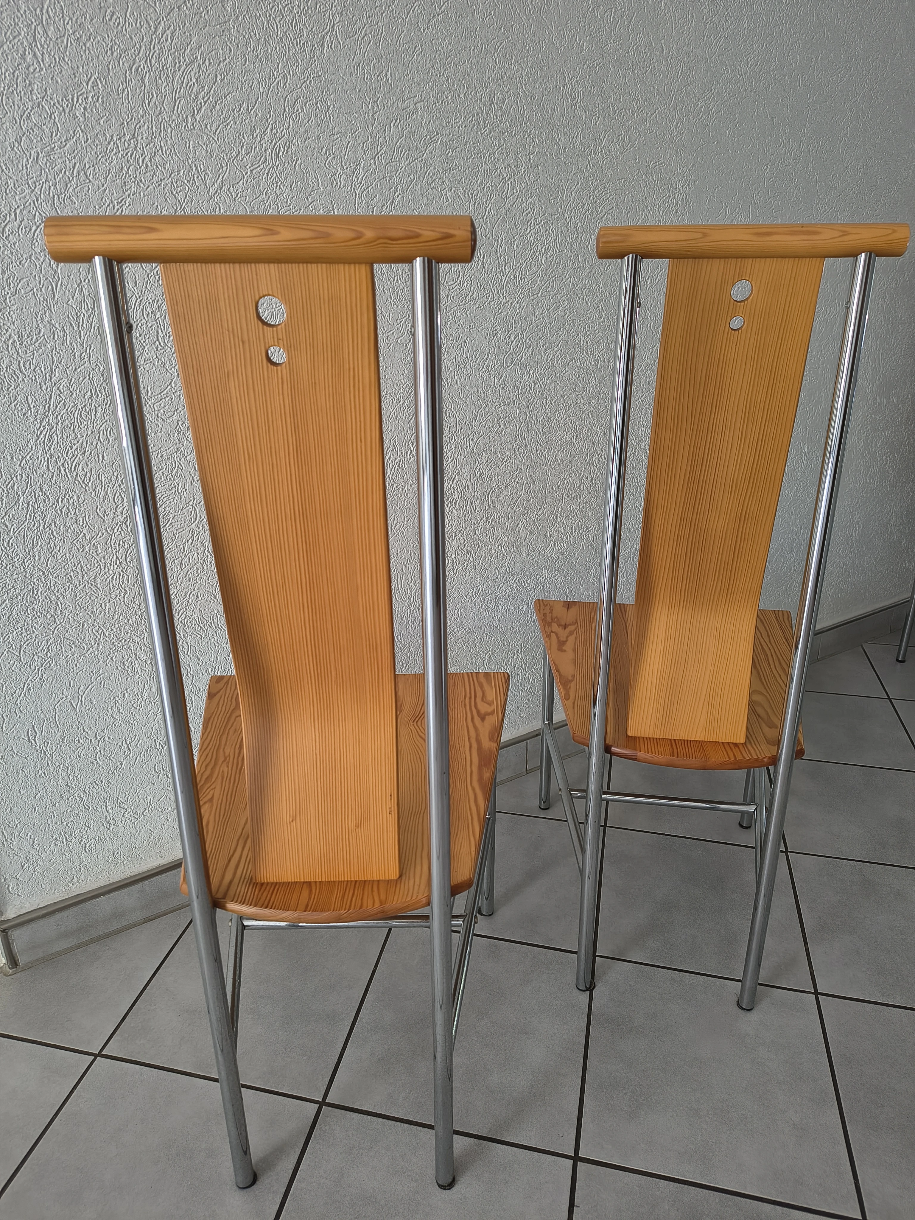 2 Esstischstühle IKEA von hinten