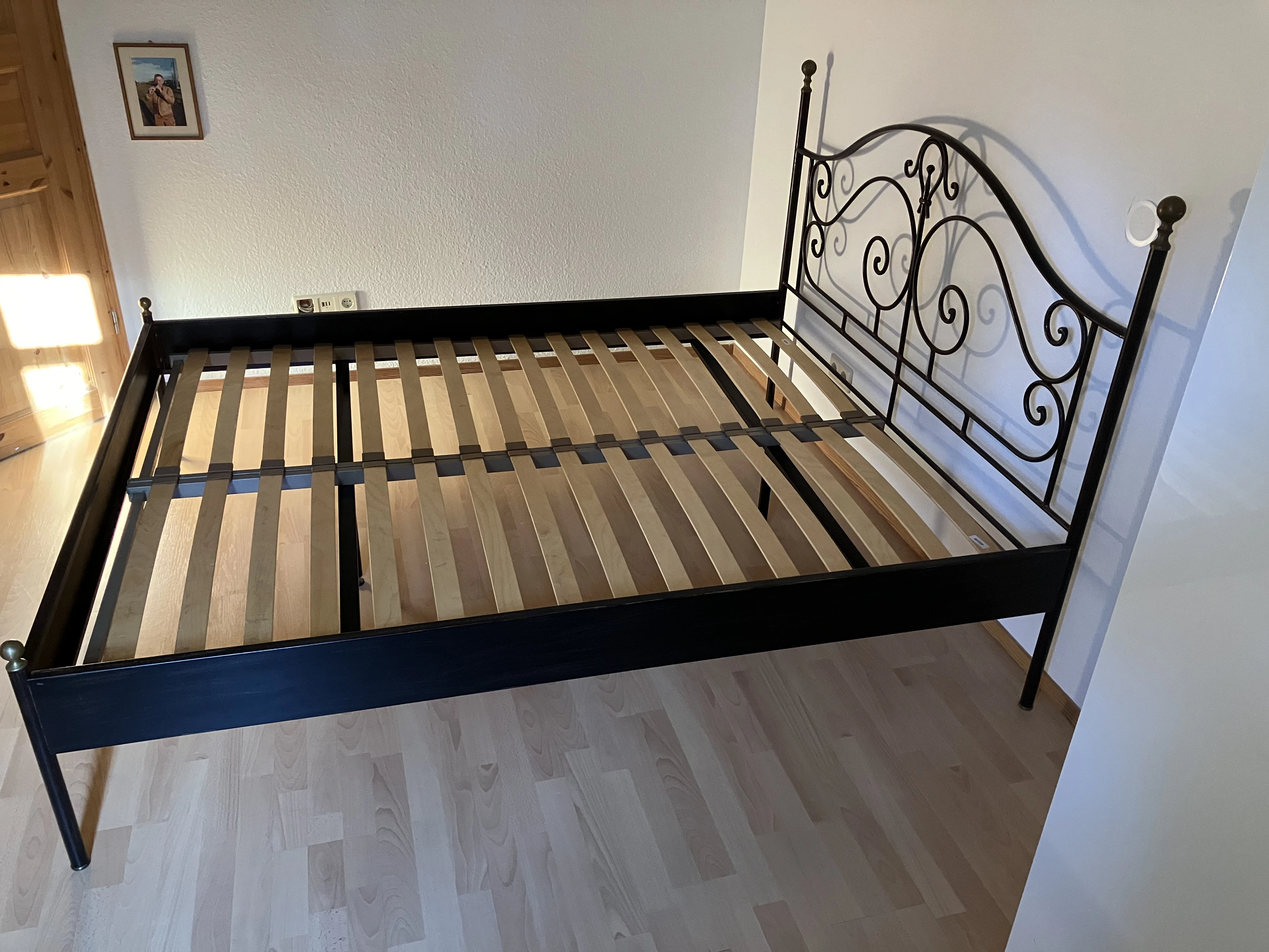 Lattenrost zweigeteilt