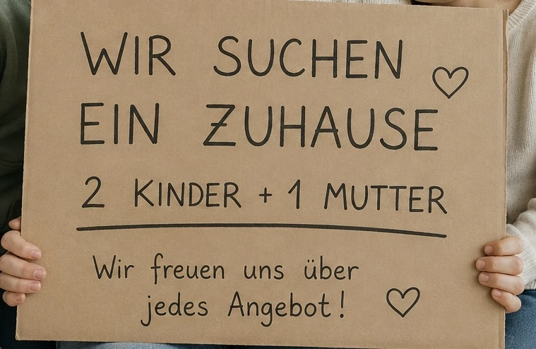 Suchen Wohnung Mutter + 2 Kinder 