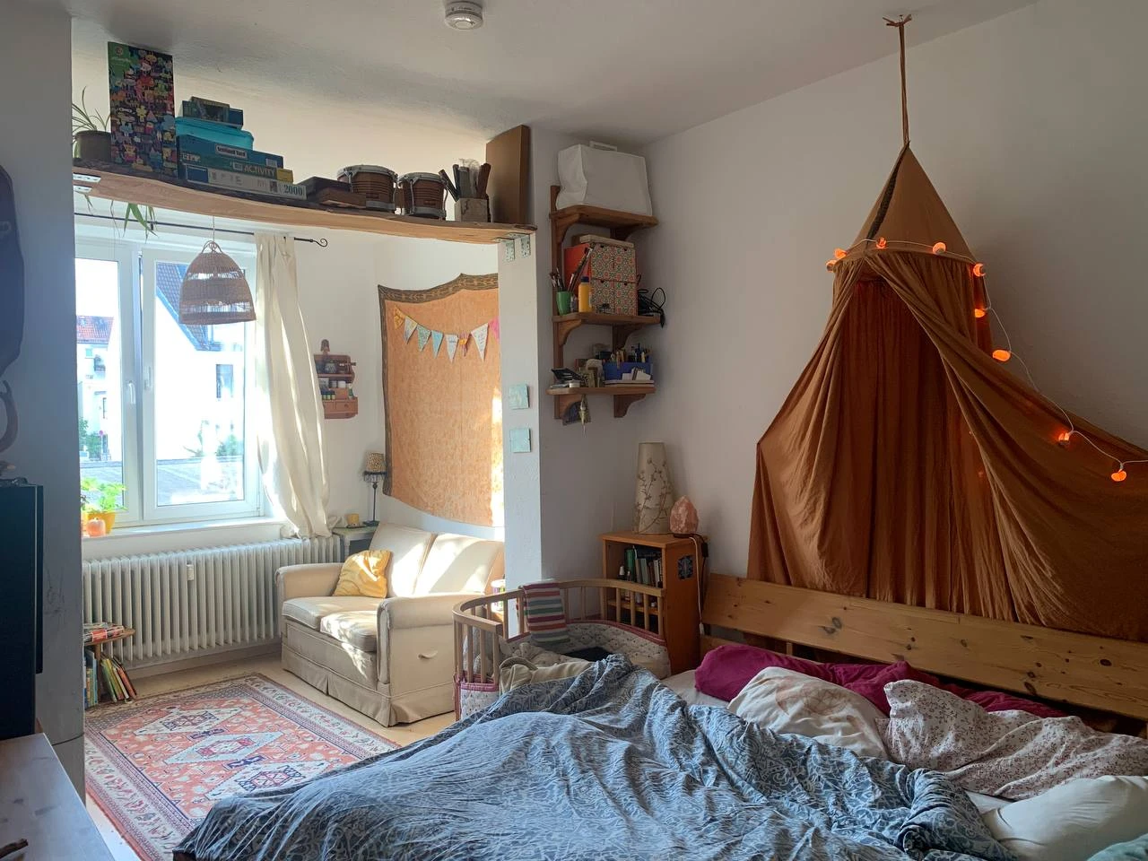 Wohn- & Schlafzimmer