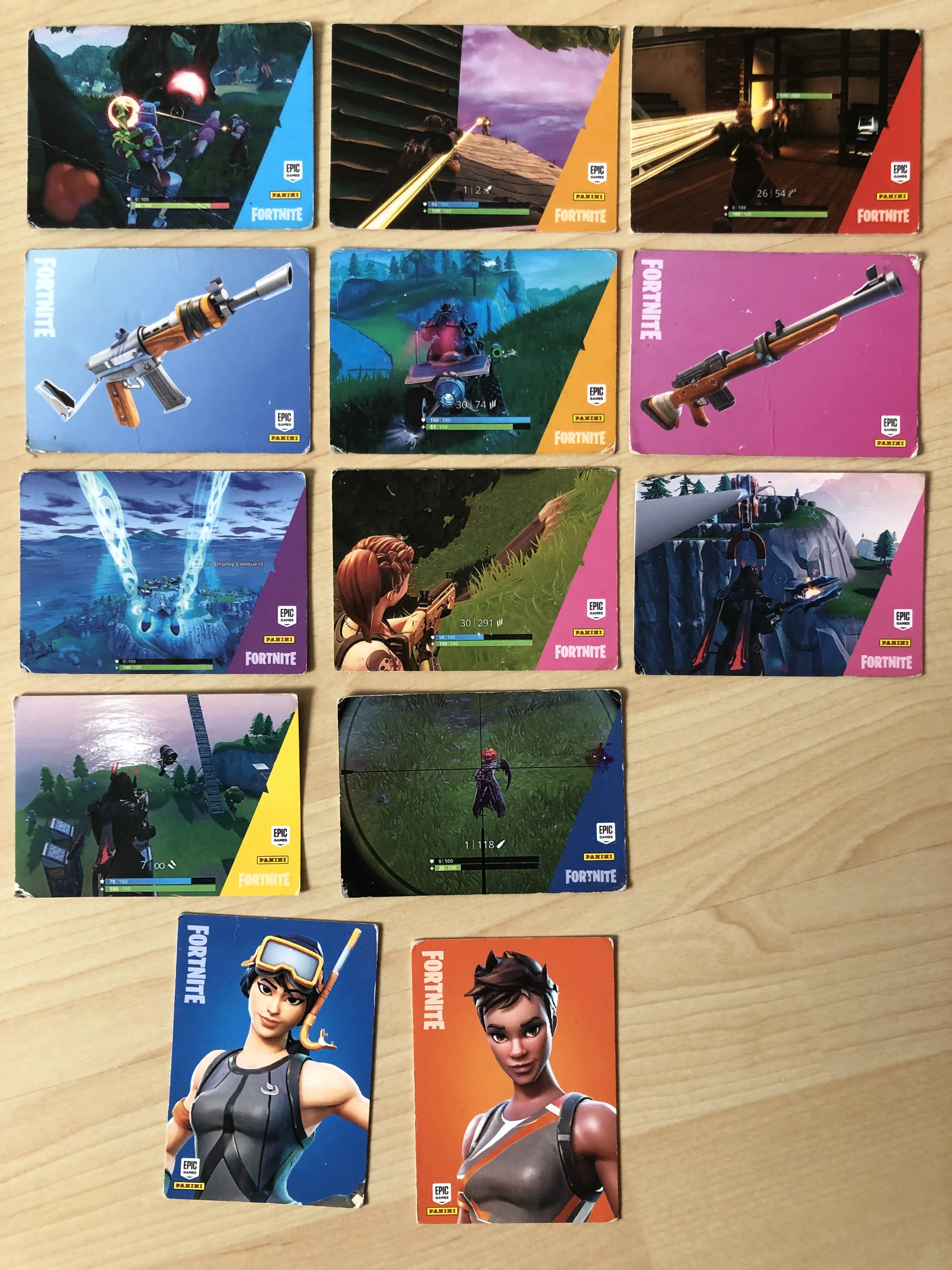 Panini Fortnite Sammelkarten 
