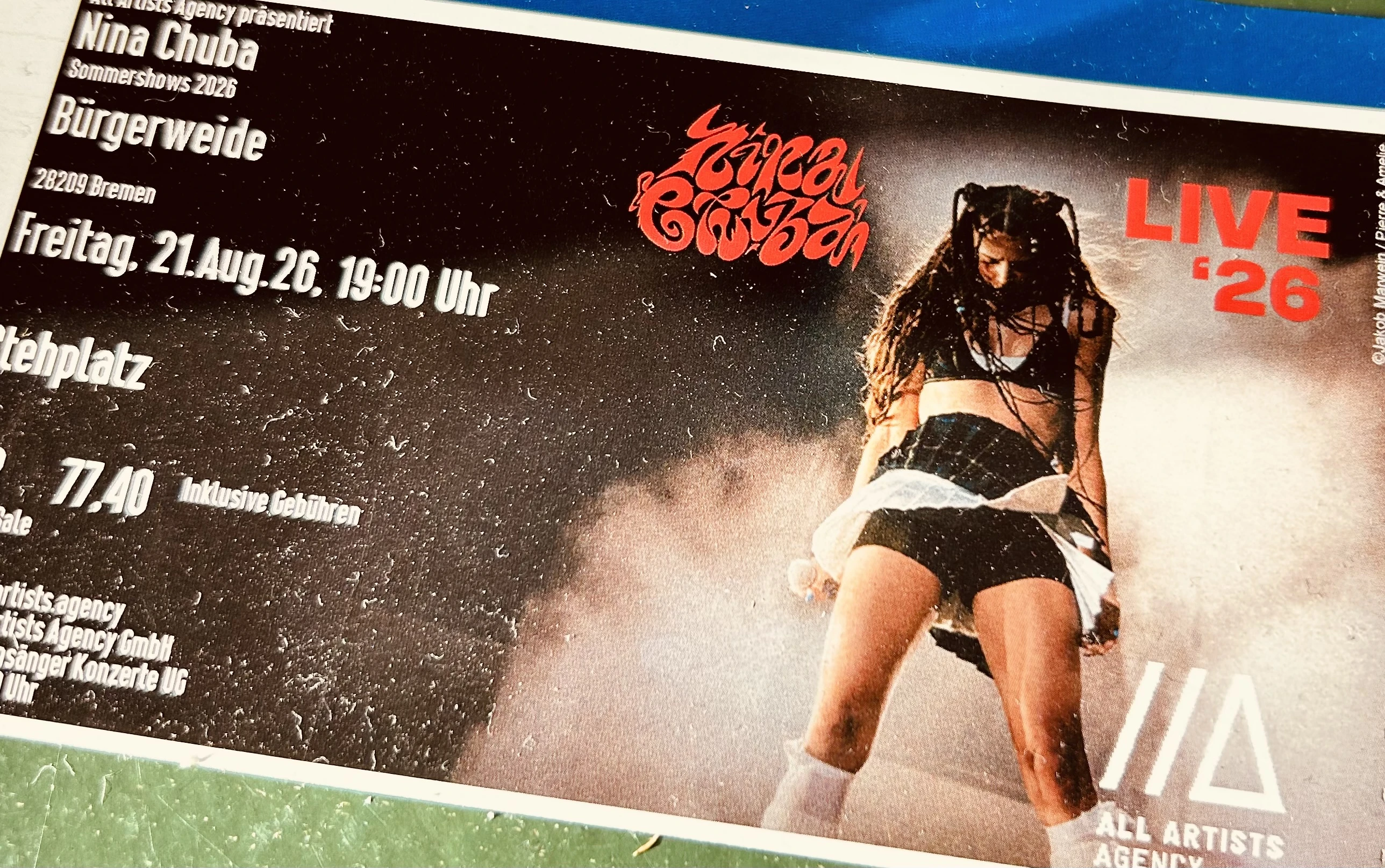 Ticket Nina Chuba