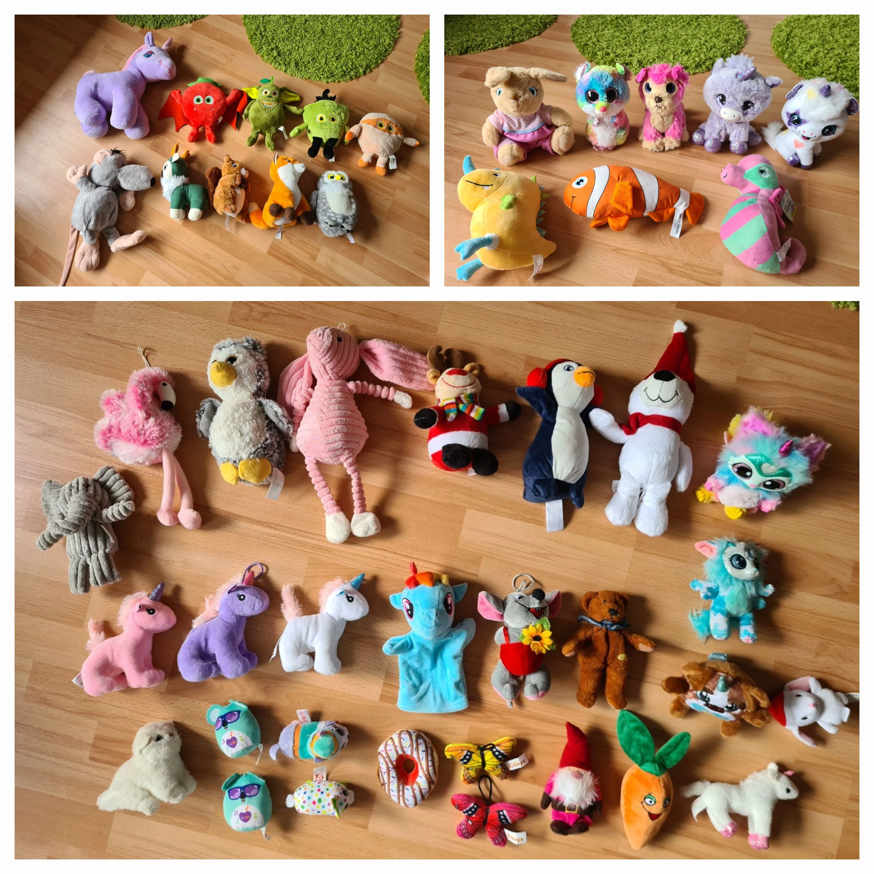 Diverse Kuscheltiere