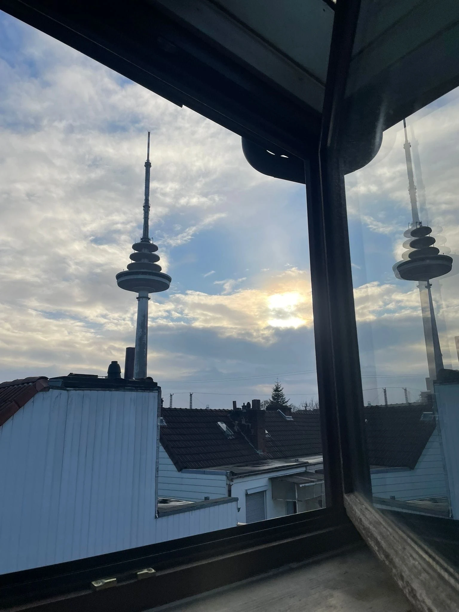 Ausblick vom Dachboden