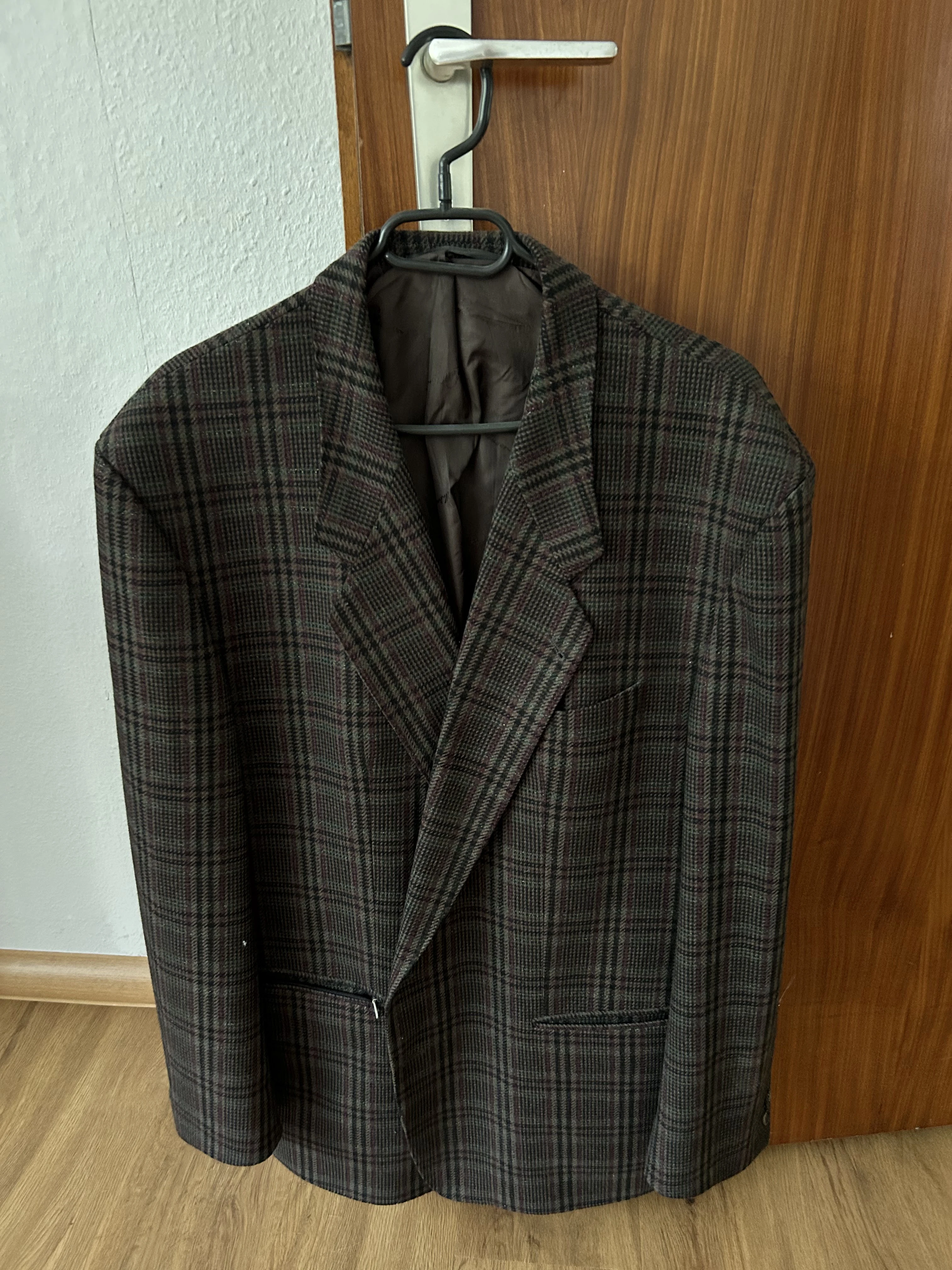 Sakko 58 braun kariert