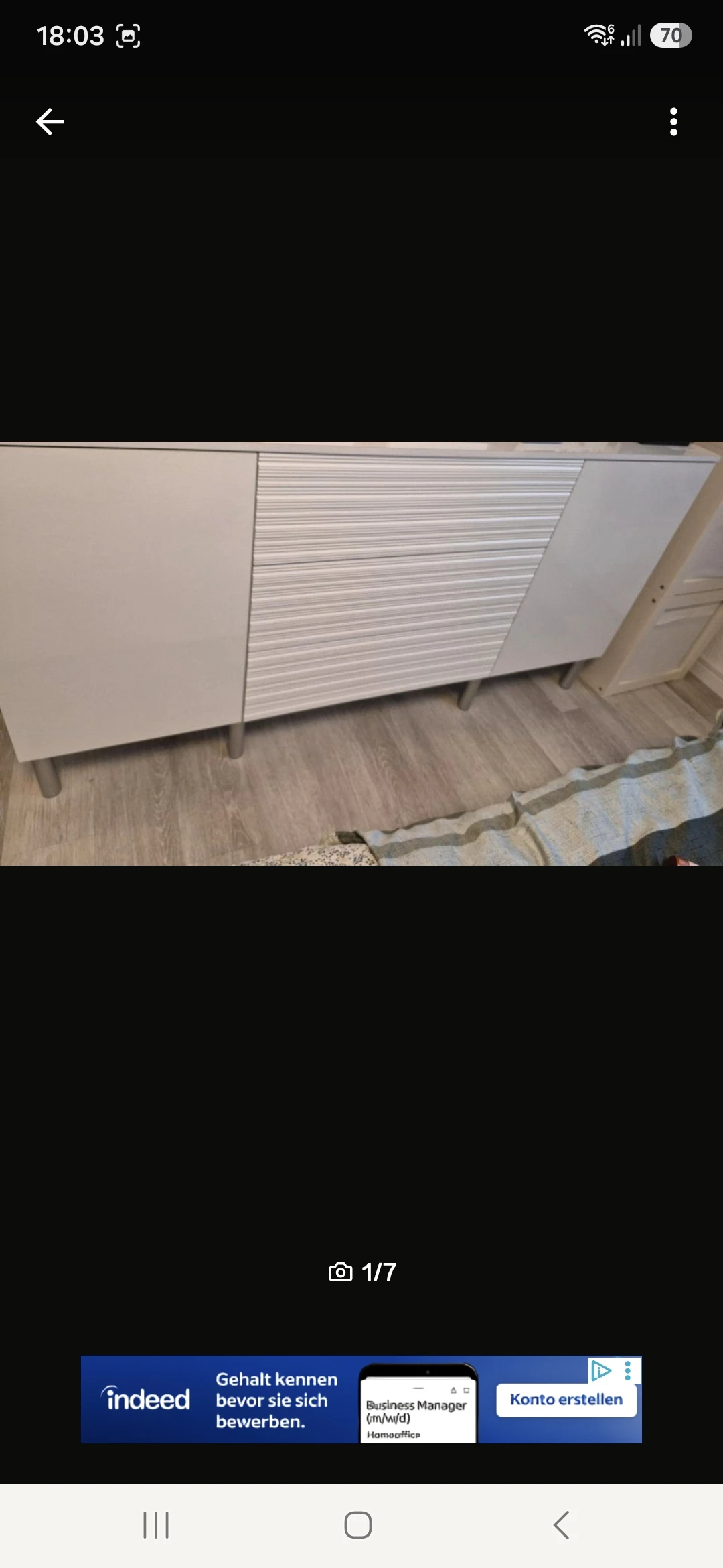 Front mit 3 Schubladen 