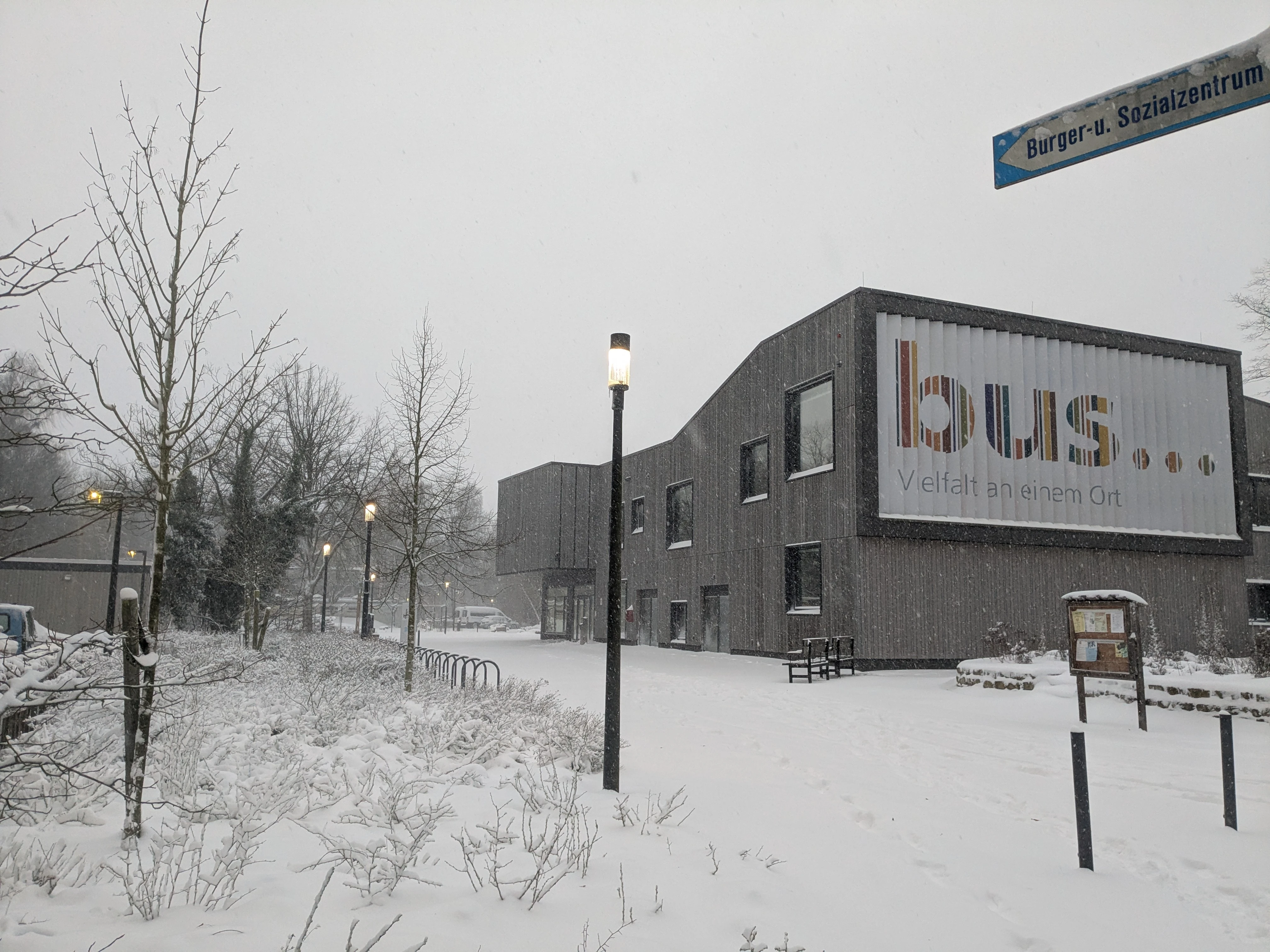 bus... Huchting im Winter