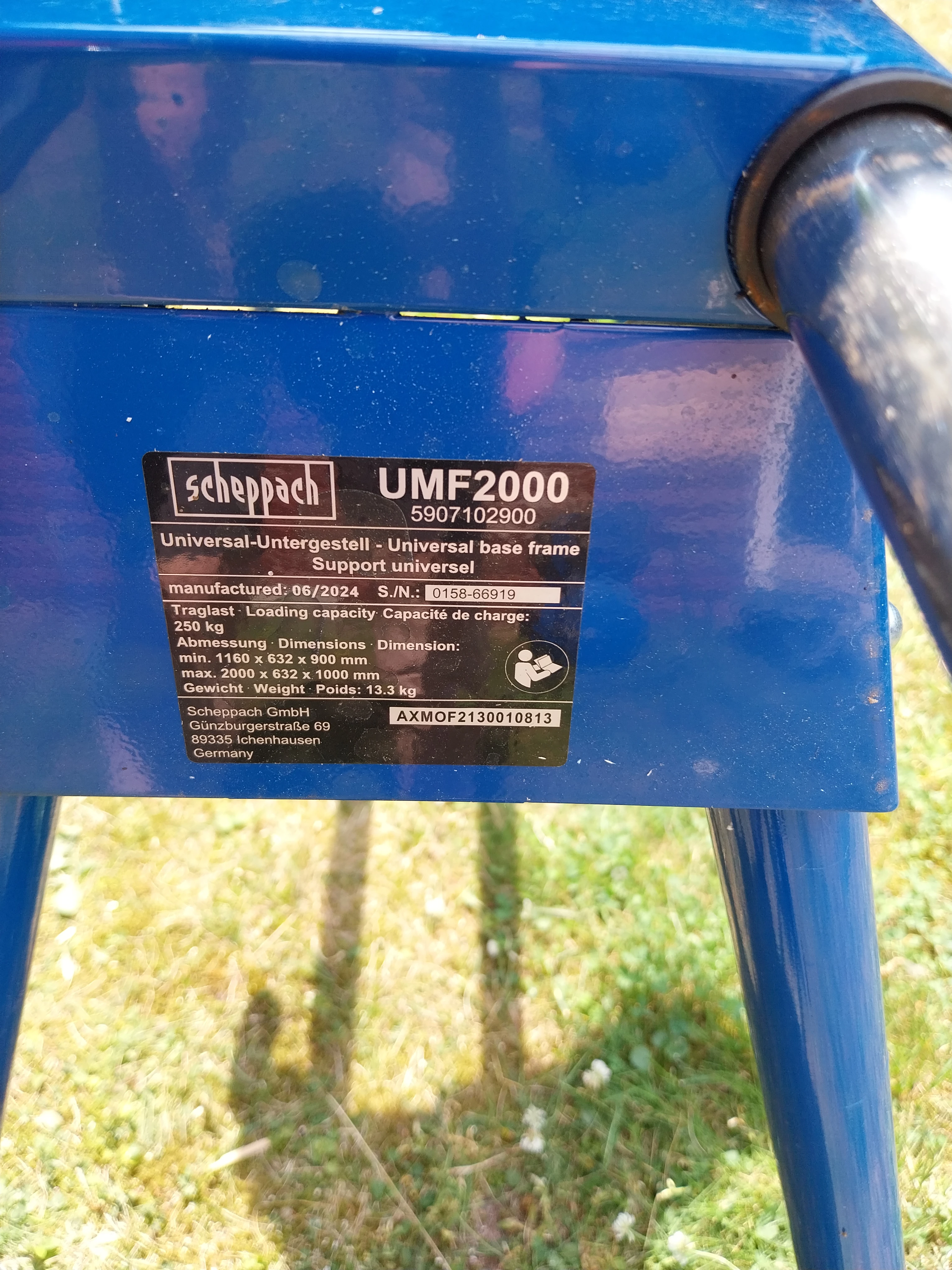 Typenbild Untergestell