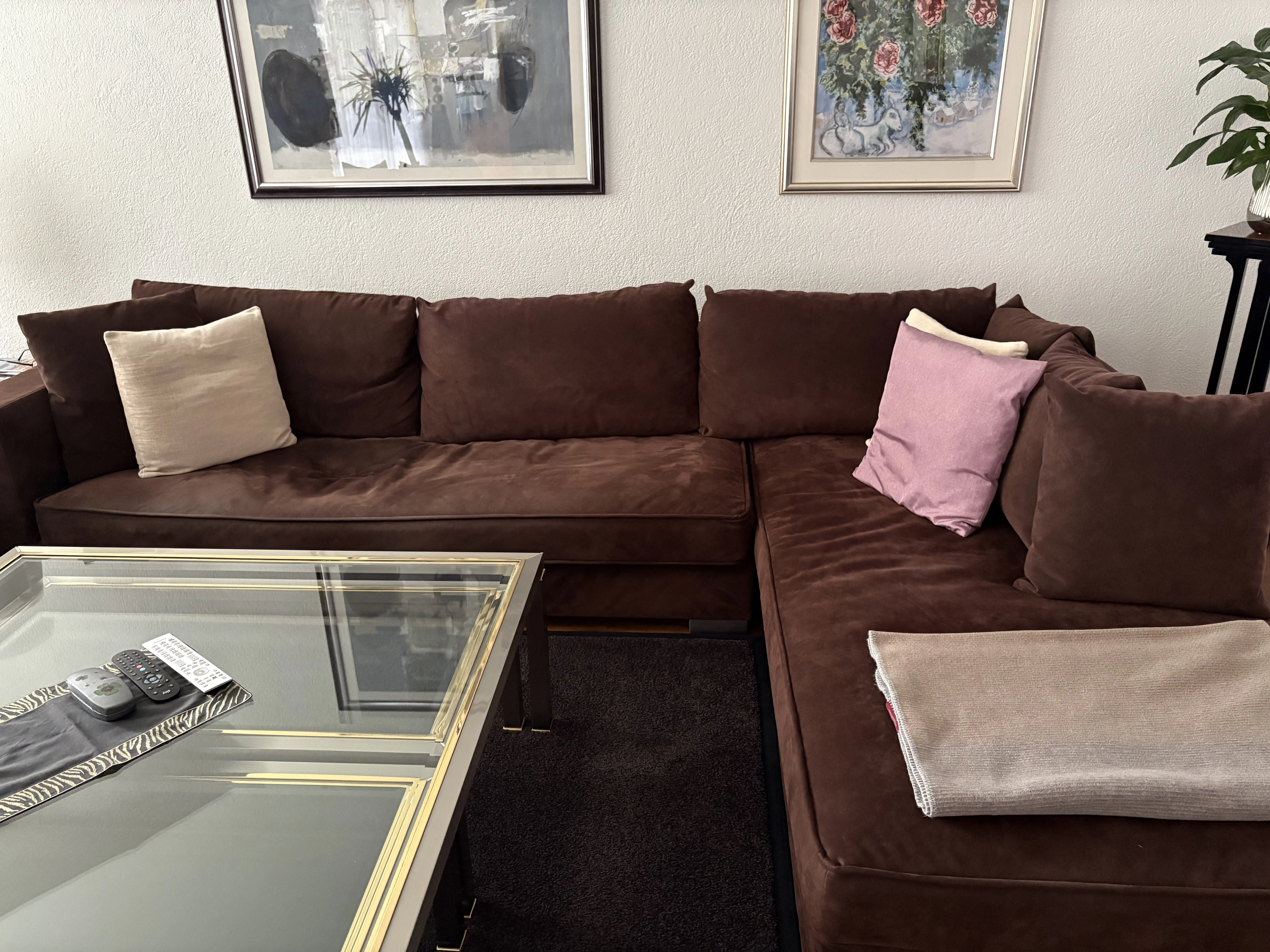 Sofa mit Recamiere
