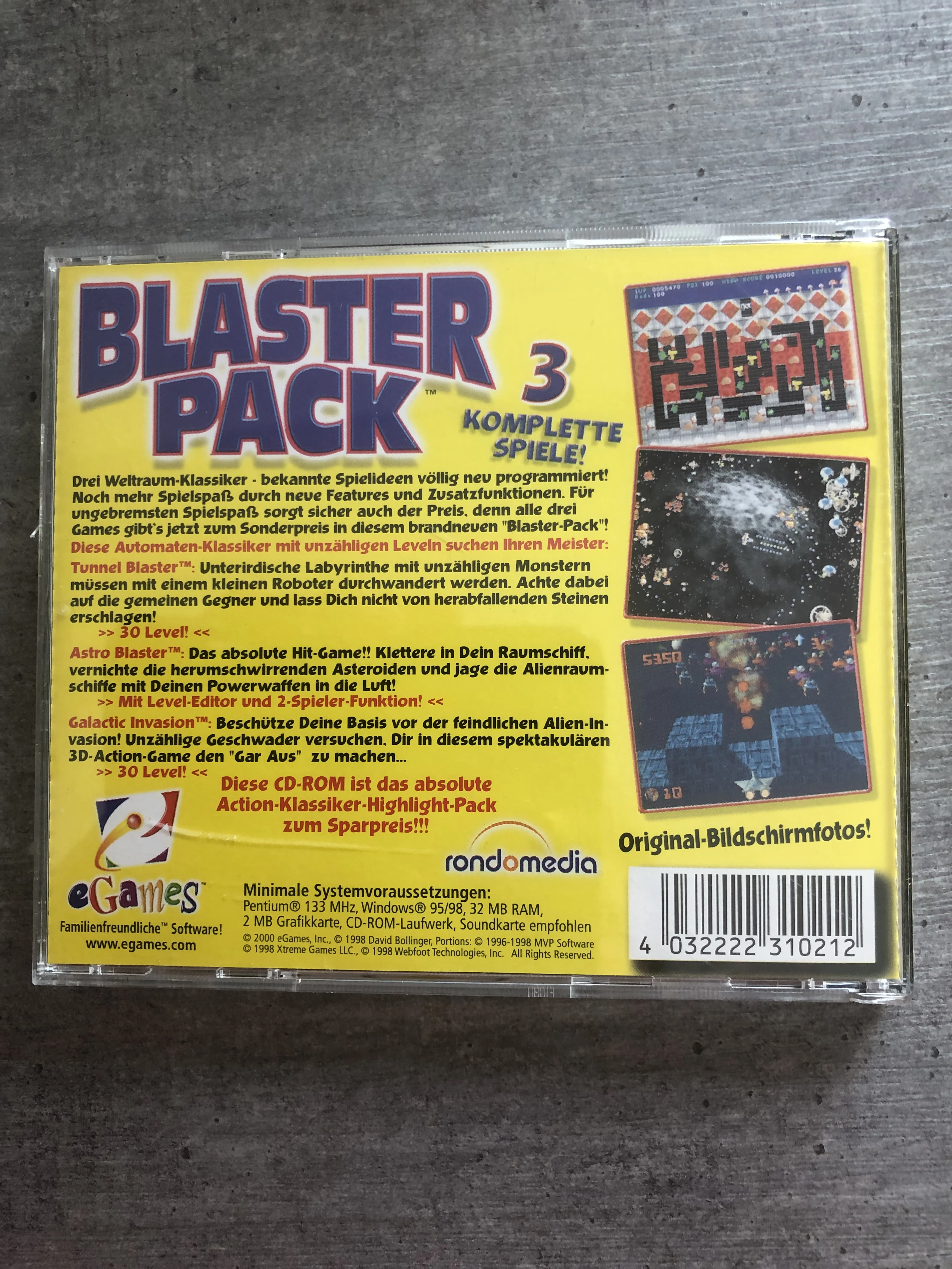 eGames Blaster Pack- PC Spiel 