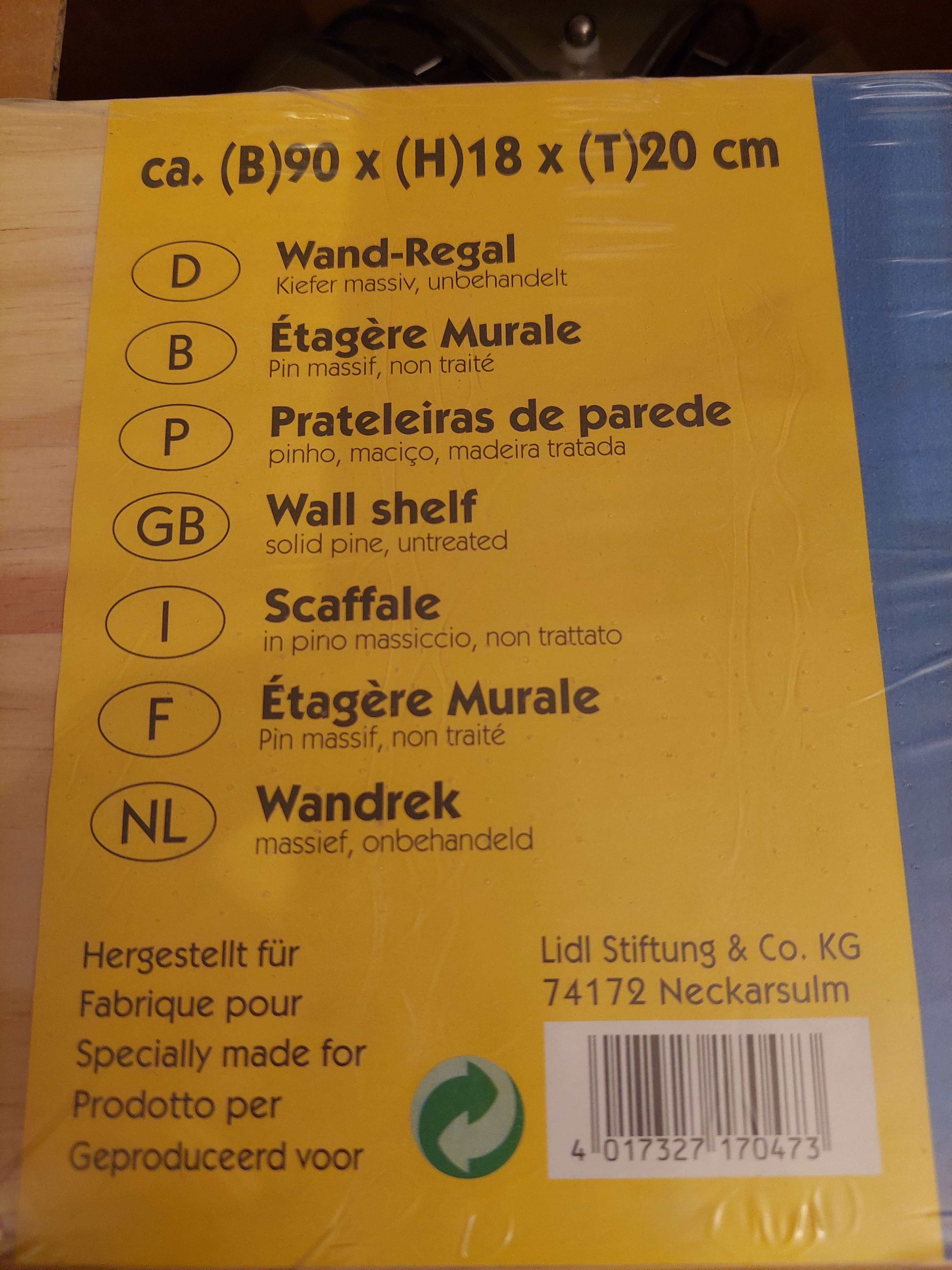Wandregal – Wandboard 