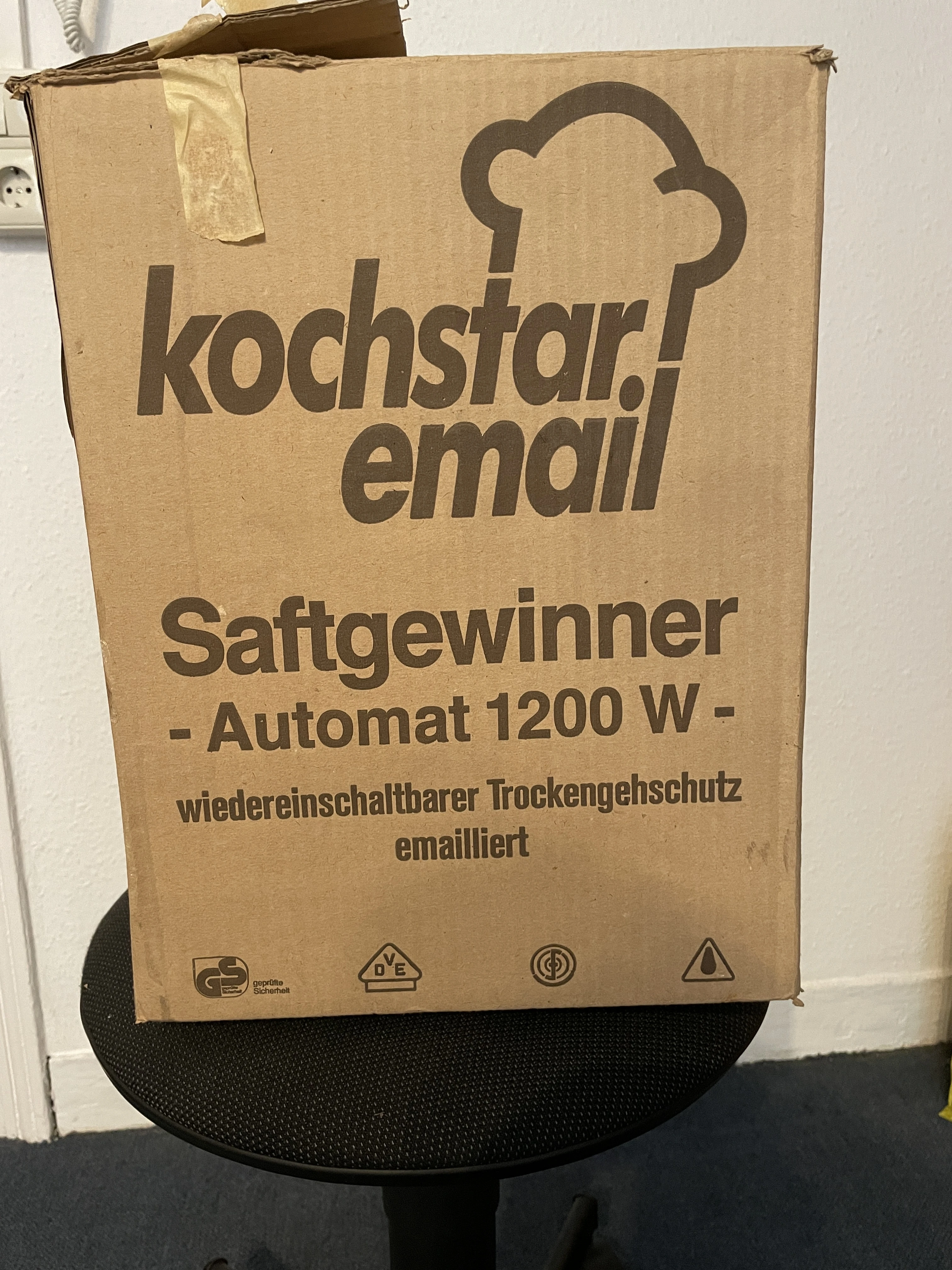 Dampfentsafter für Obstsäfte