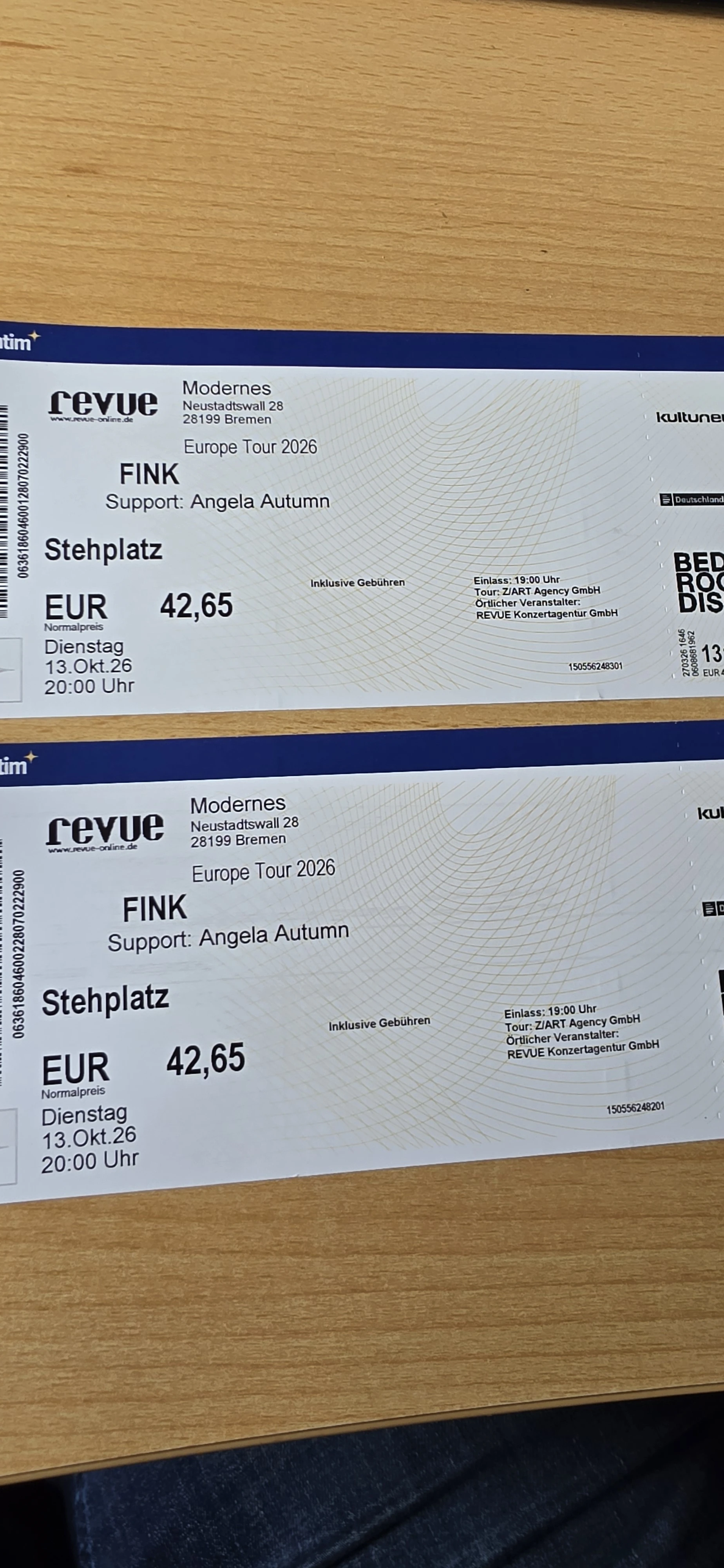 2 Tickets 