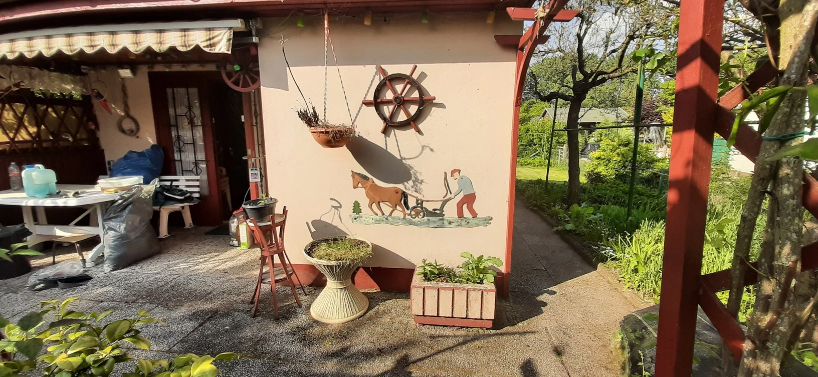 Pflanzgelegenheiten am Haus