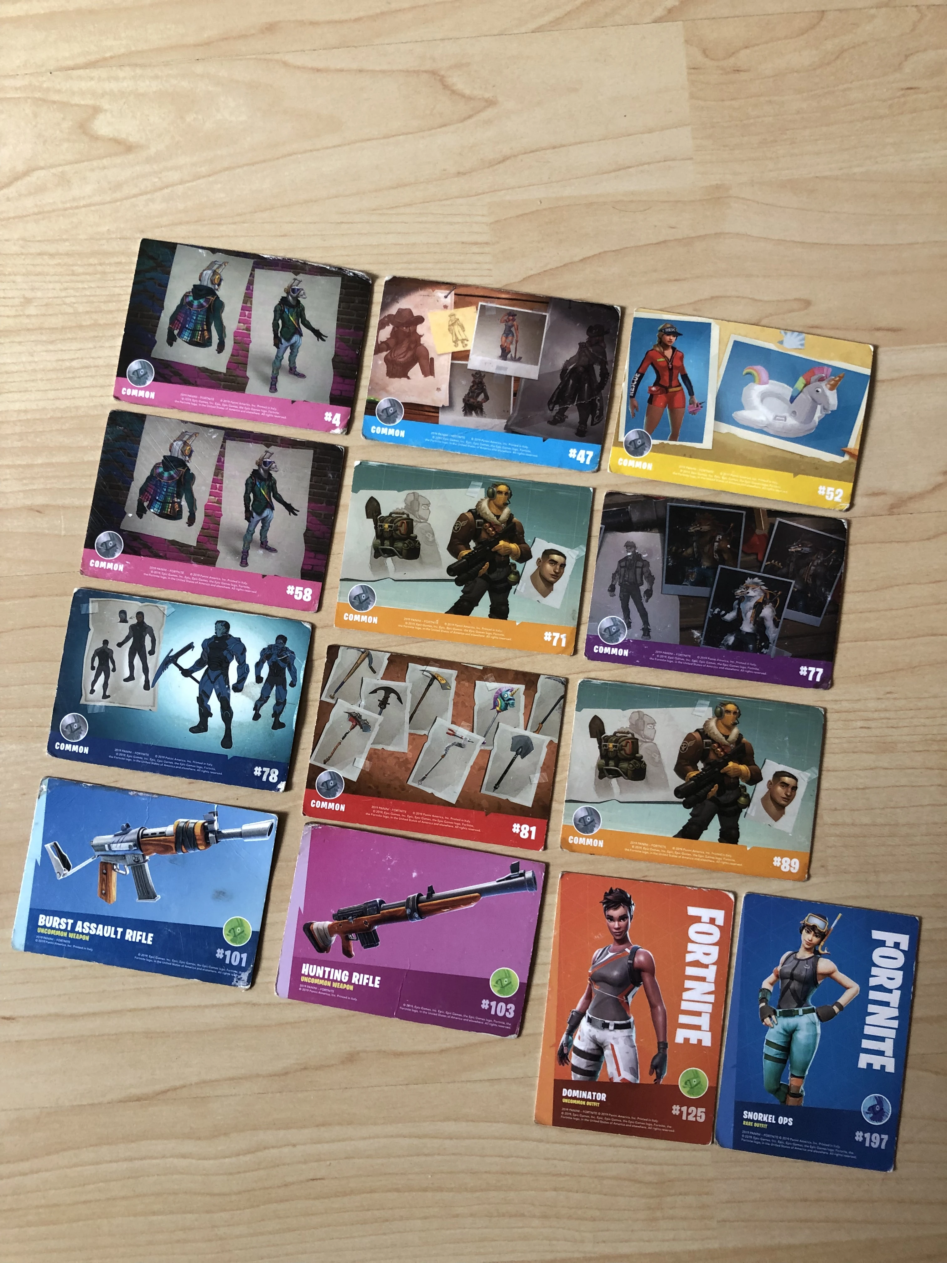 Panini Fortnite Sammelkarten 
