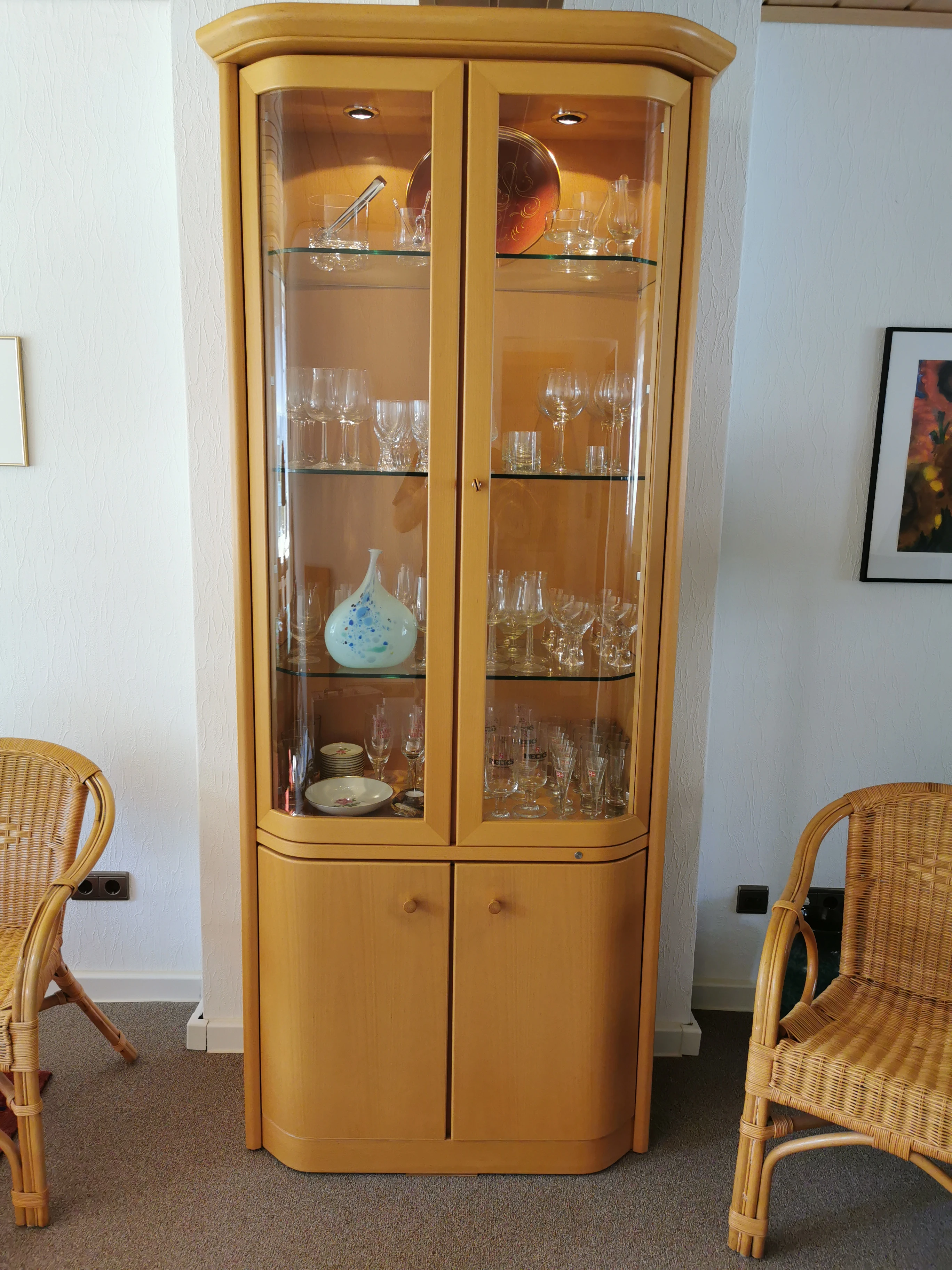Hülsta Vitrine Buche