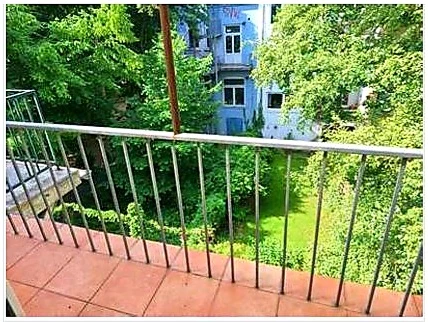 Blick vom Balkon