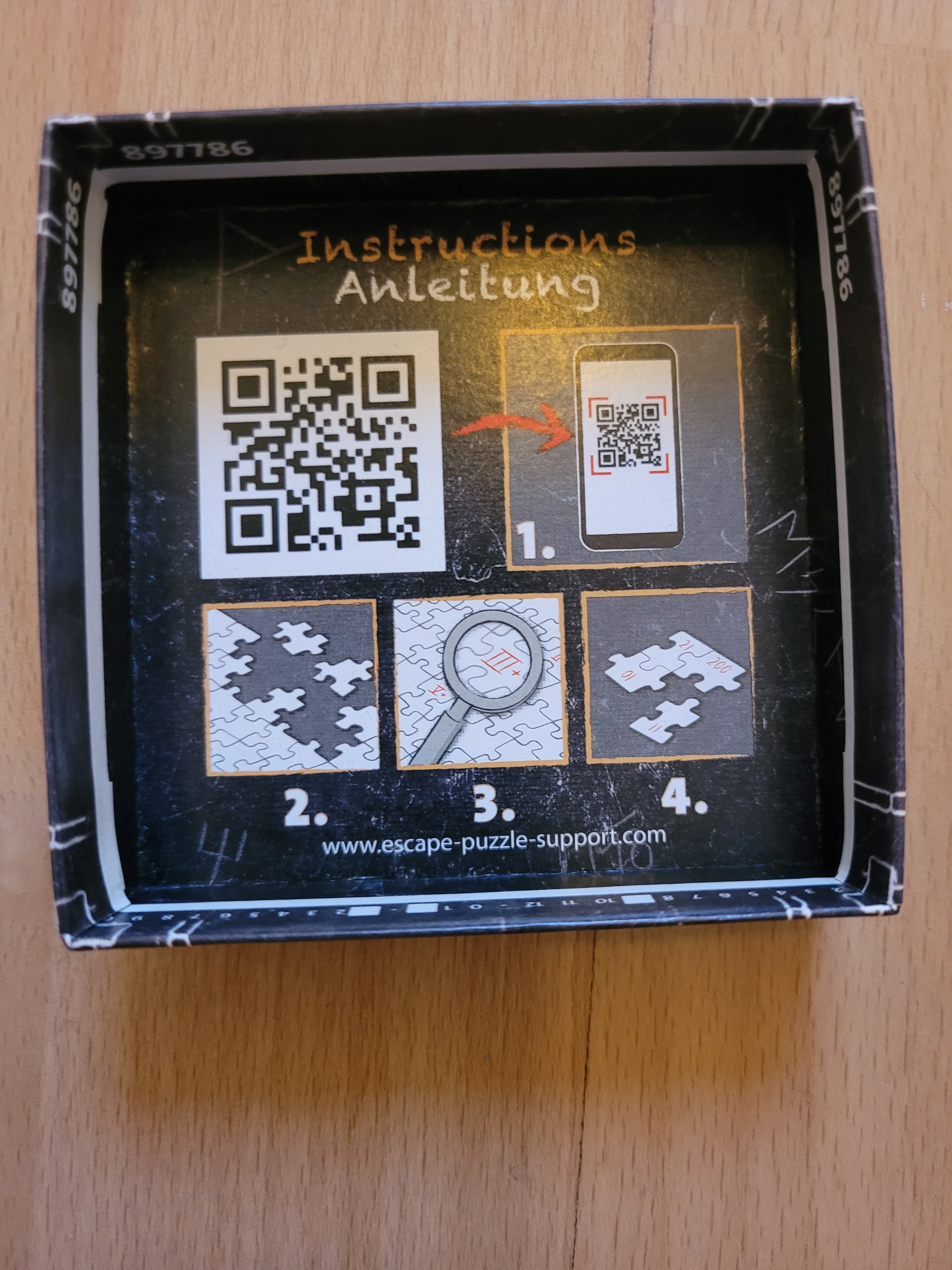 Anleitung Exit-Puzzle
