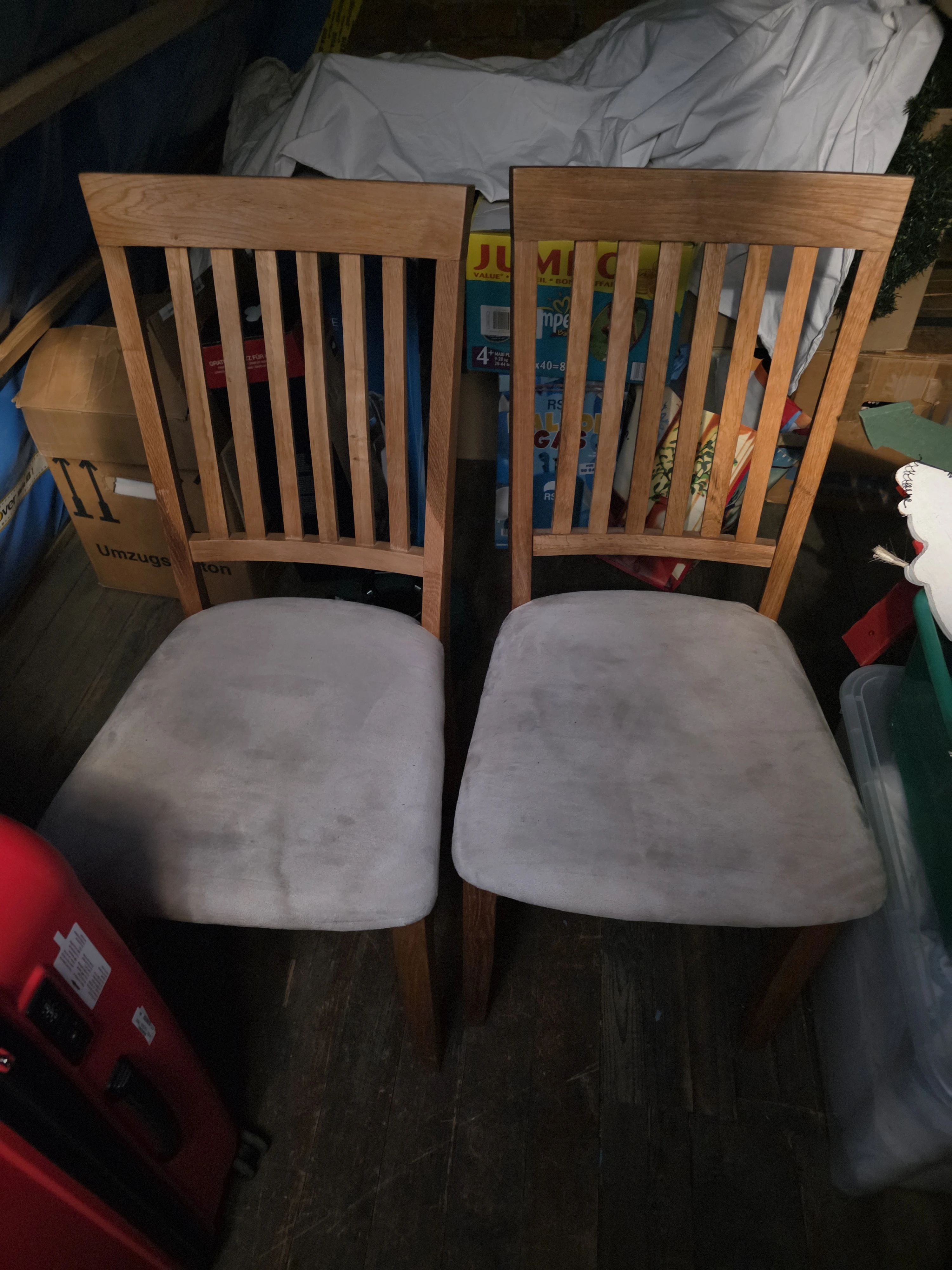 4 Massiv Holzstühle