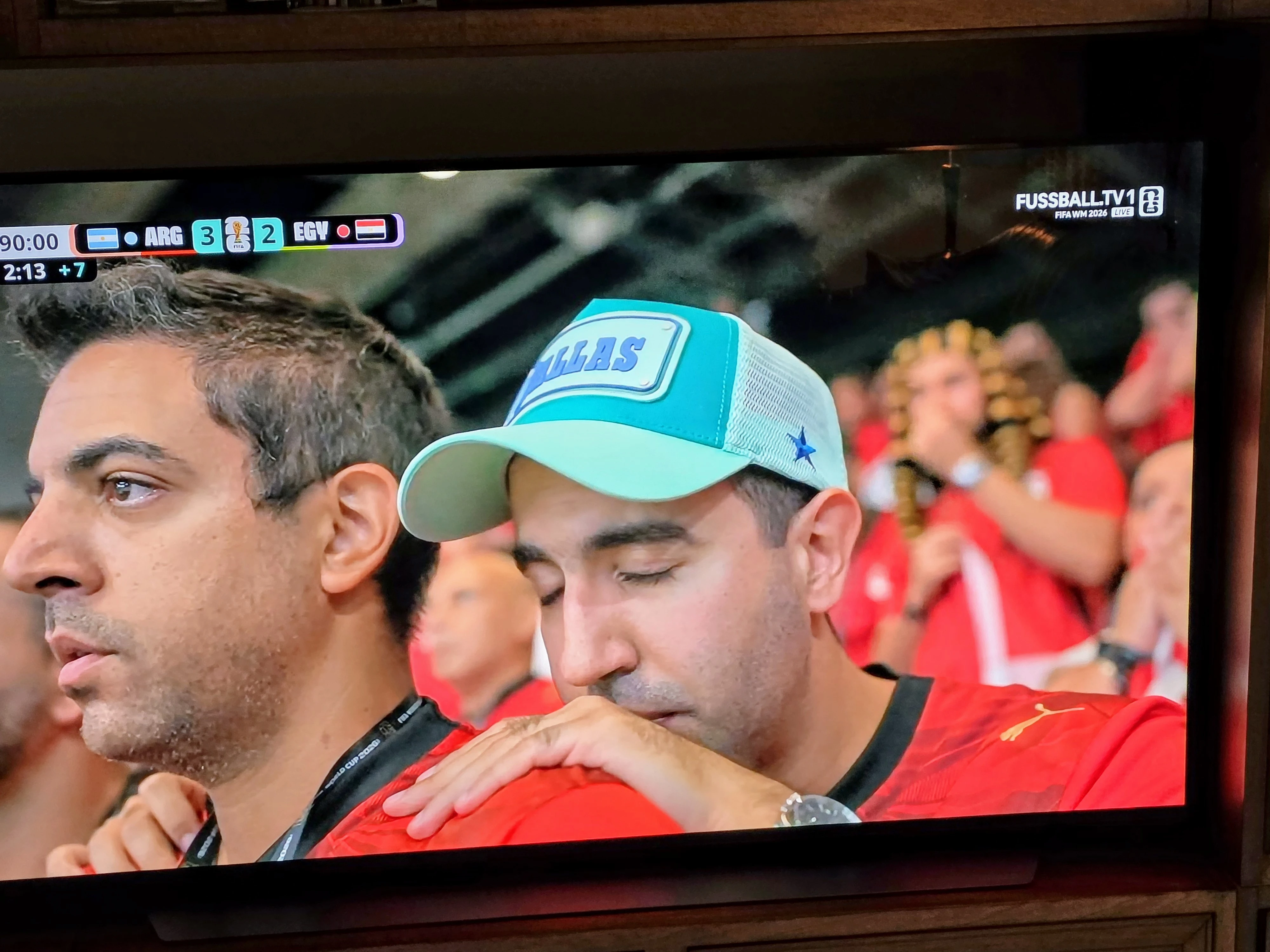 Aus dem heutigen WM Spiel Ägypte/Argentinien