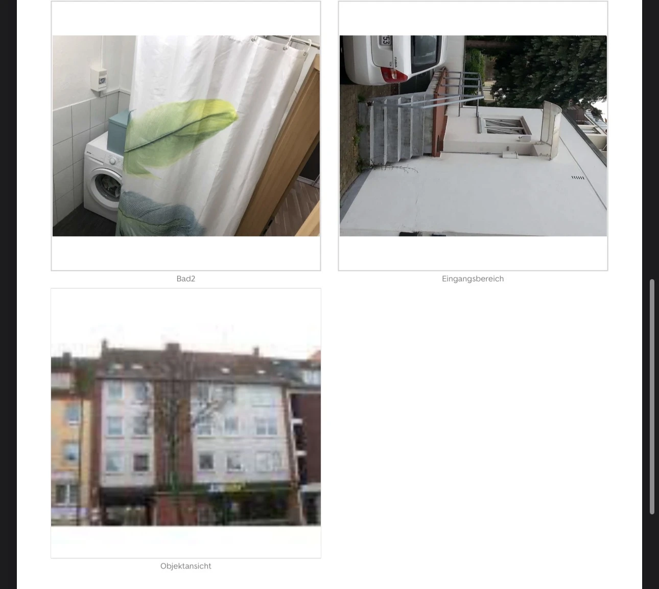 Badezimmer und außen 