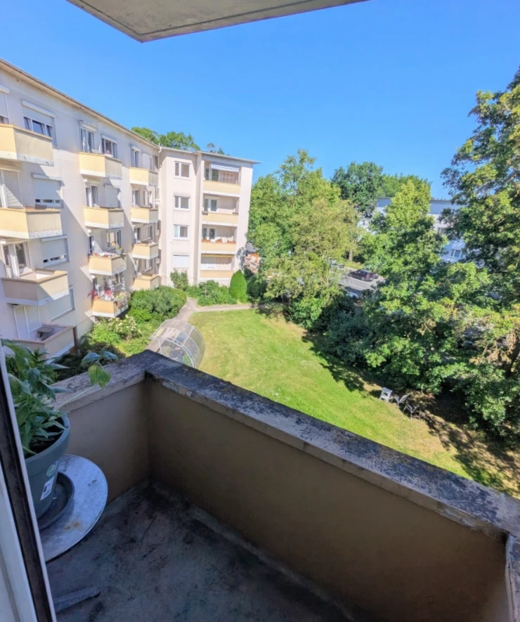 Der Blick vom Balkon