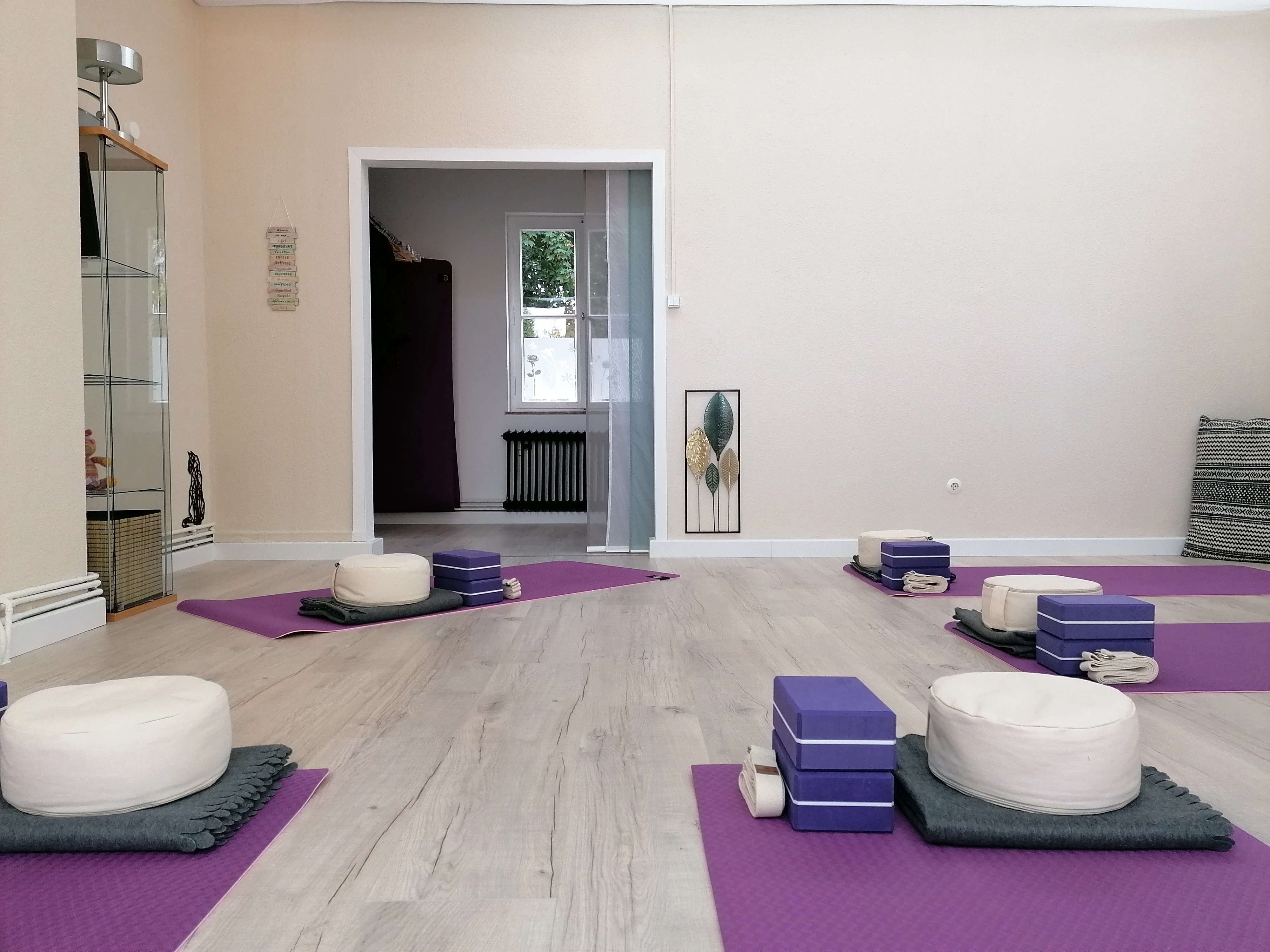 Der gleiche Raum für Yoga