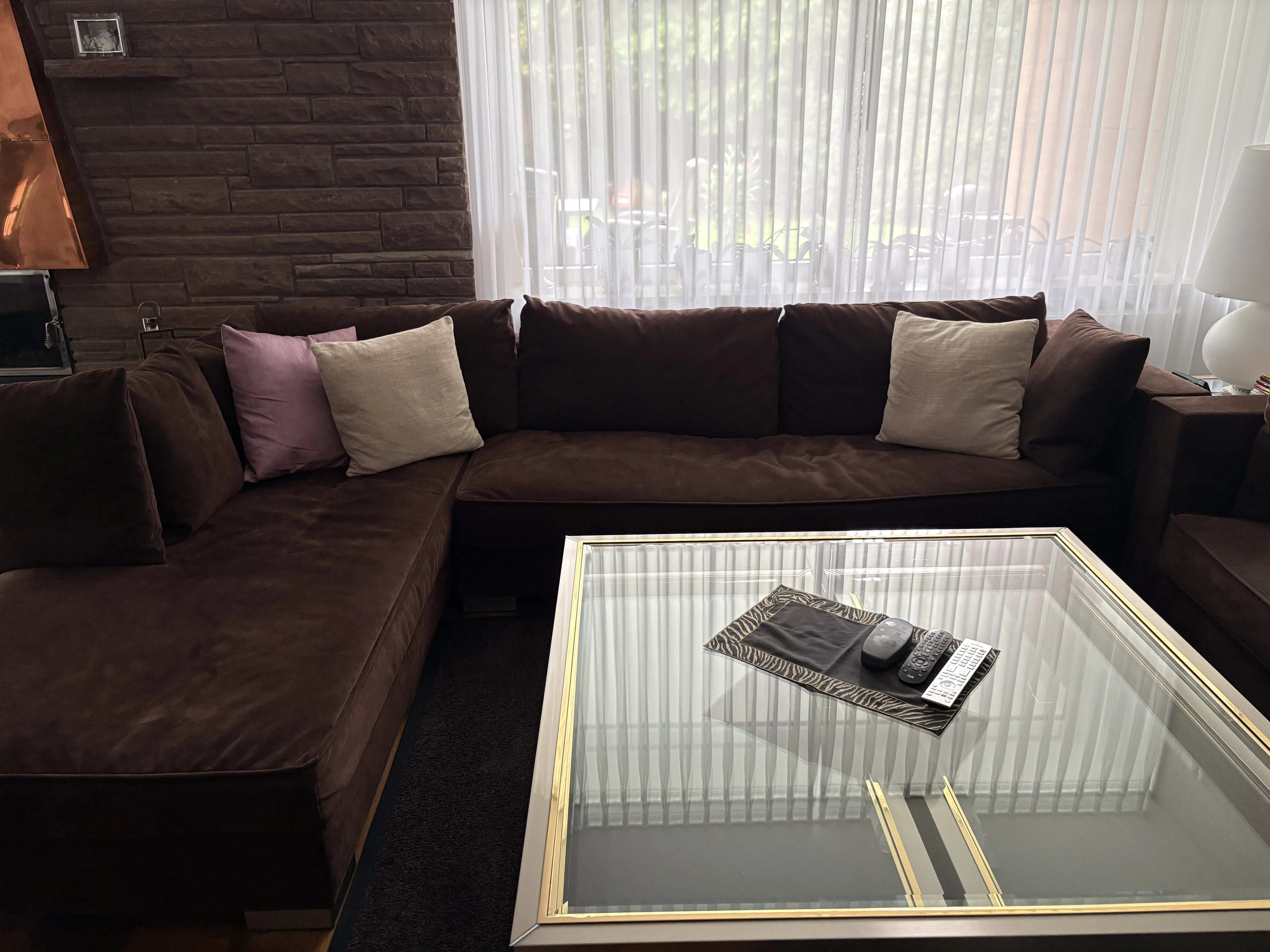 Sofa mit Recamiere