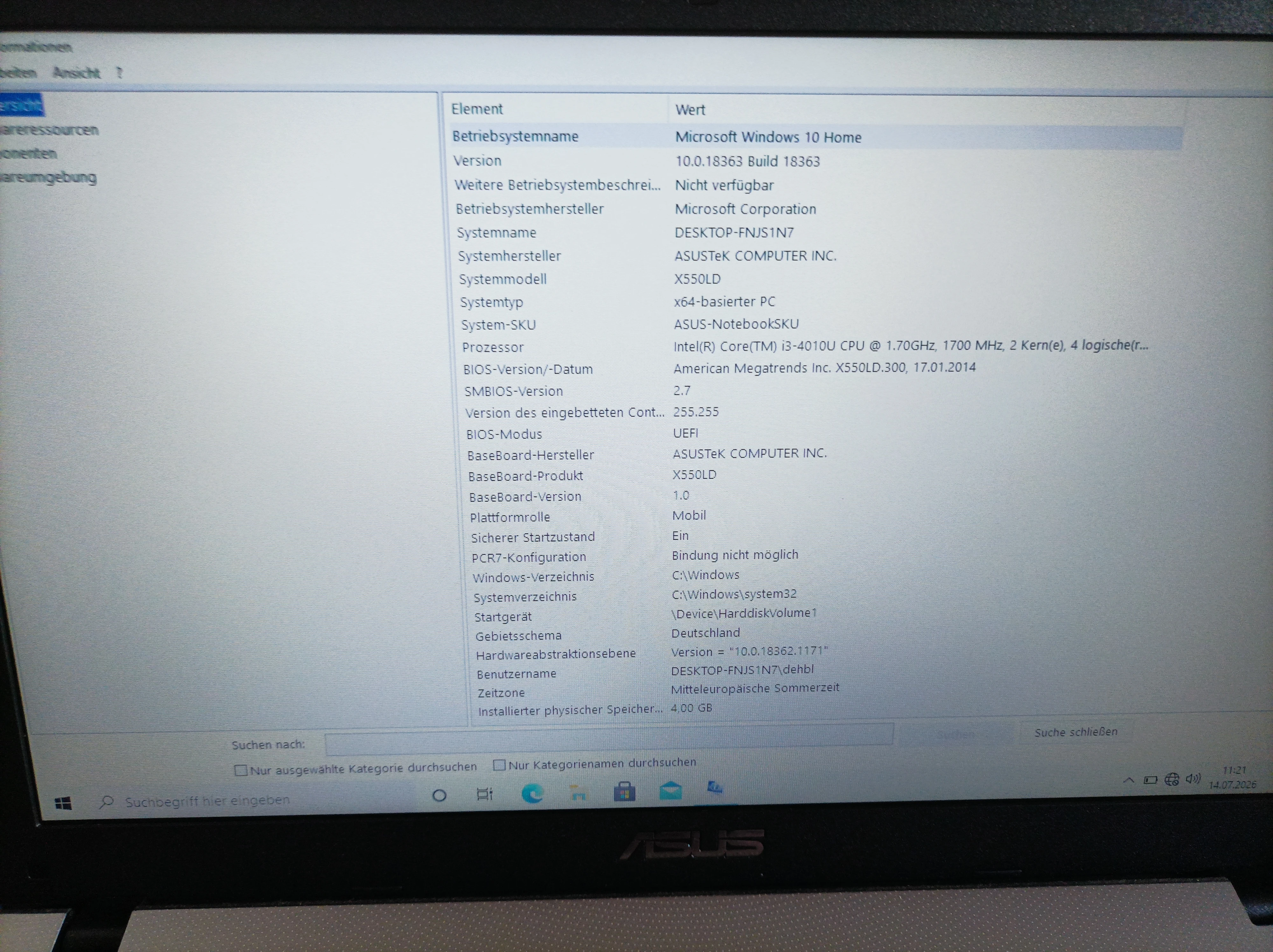 System Info 