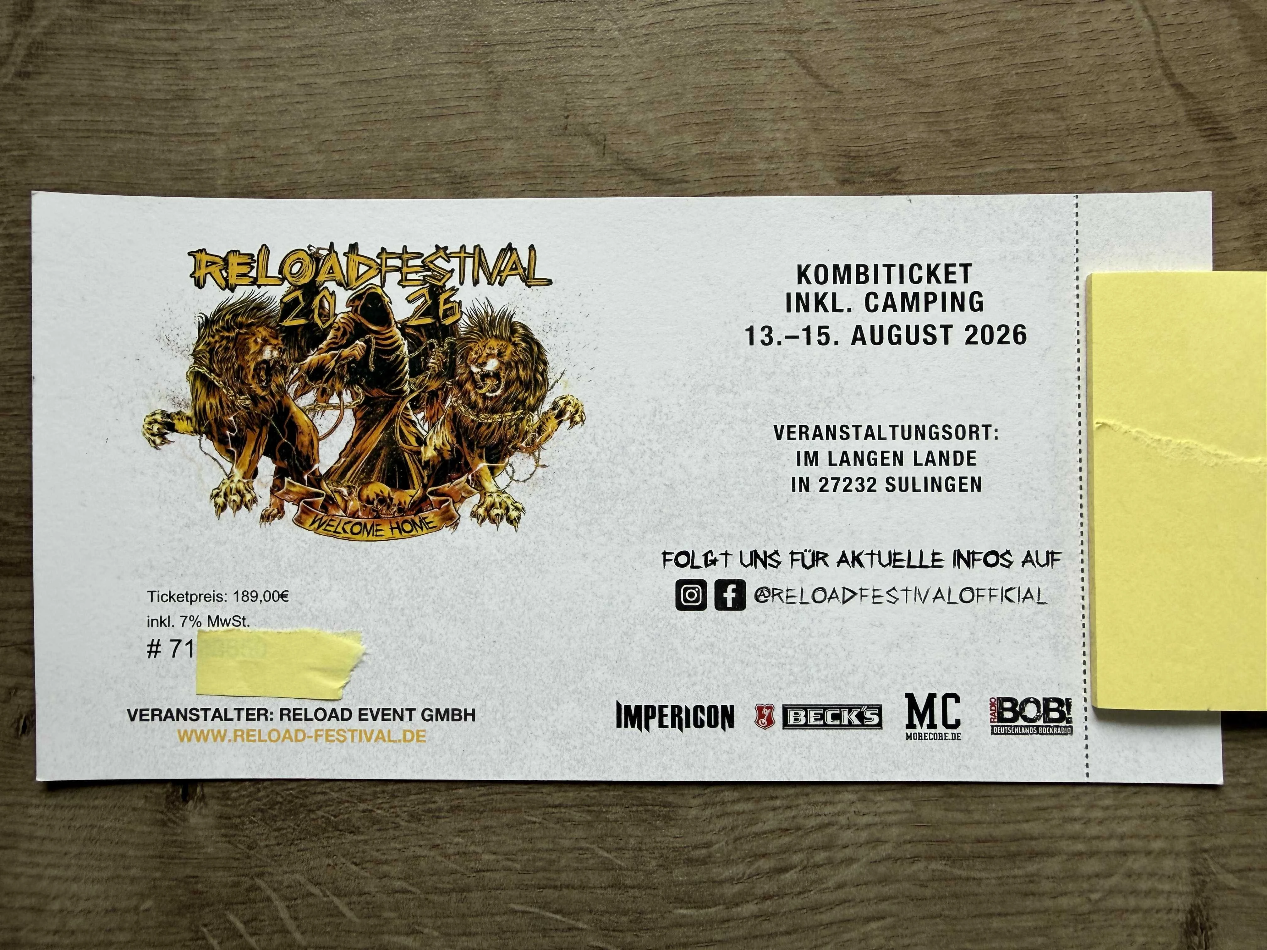 Ticket Front 