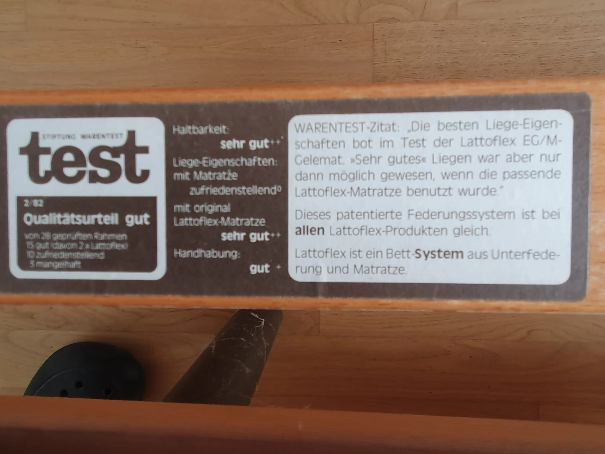 Lattoflex Lattenrost Details