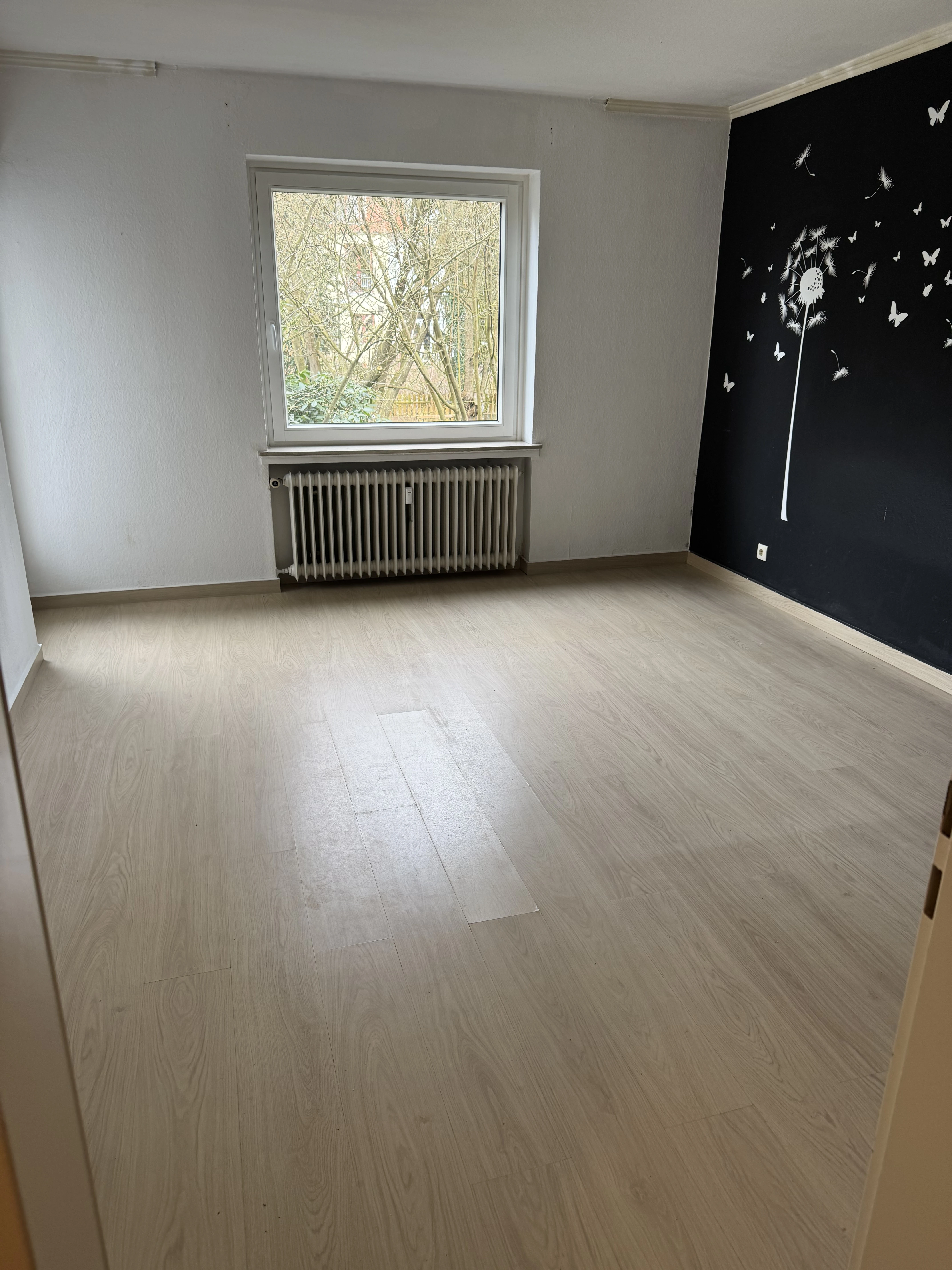 Schlafzimmer nach hinten zum Garten