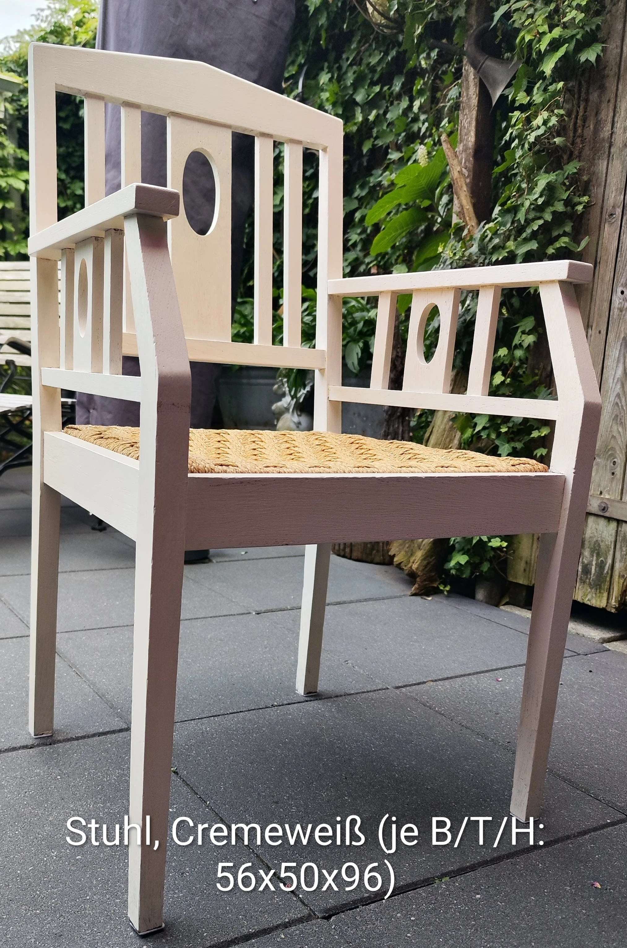 Stuhl, Cremeweiß 