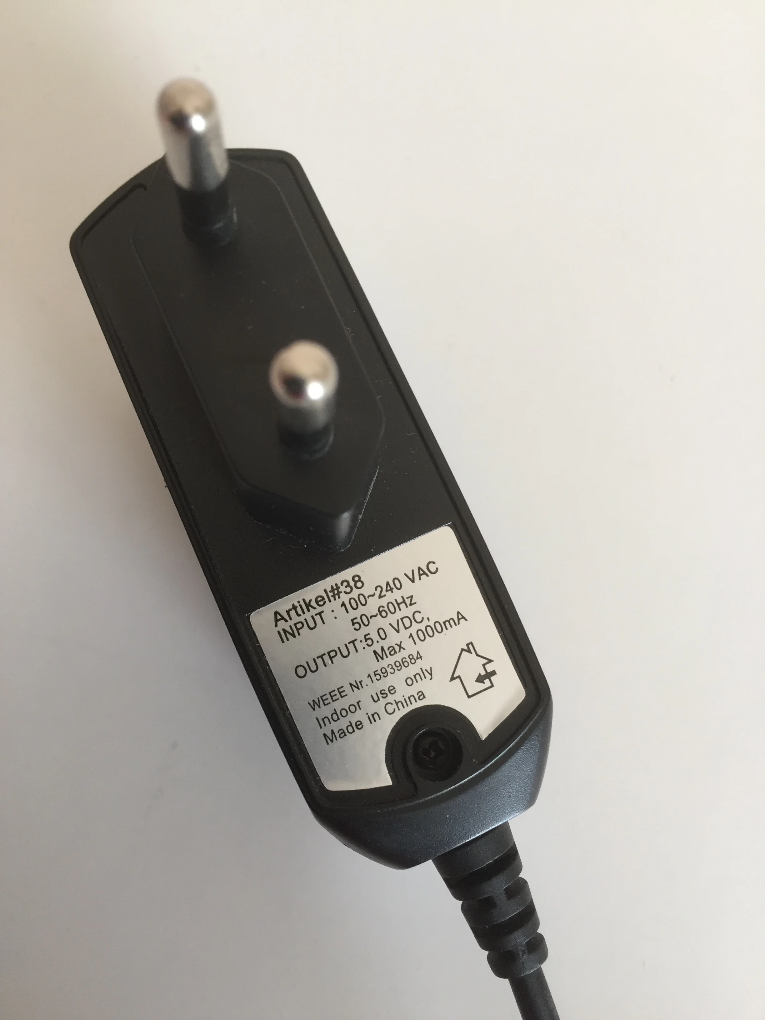   Wicked Chili Micro-USB Ladegerät/Netzteil 5V/1A 
