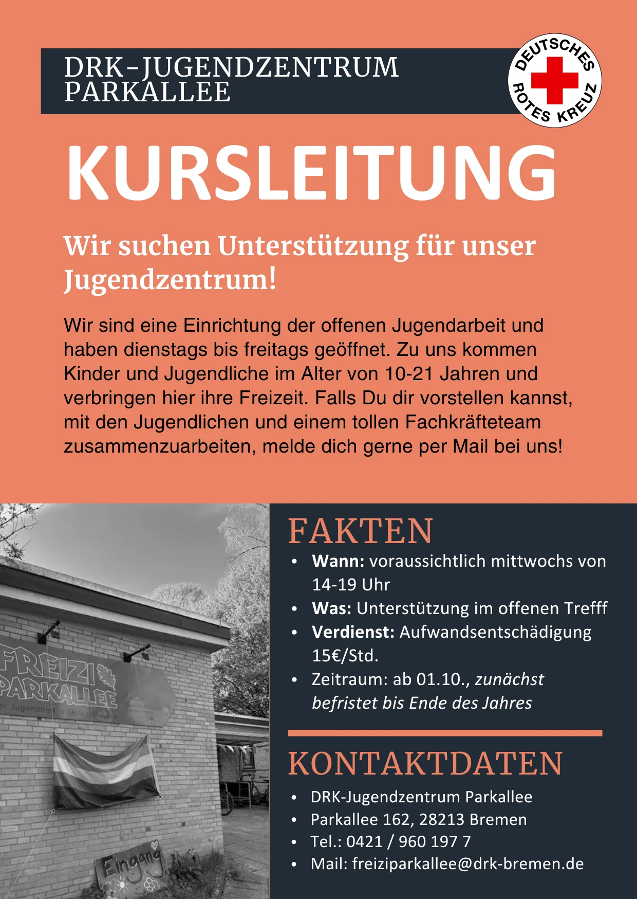 Flyer Kursleitung gesucht 